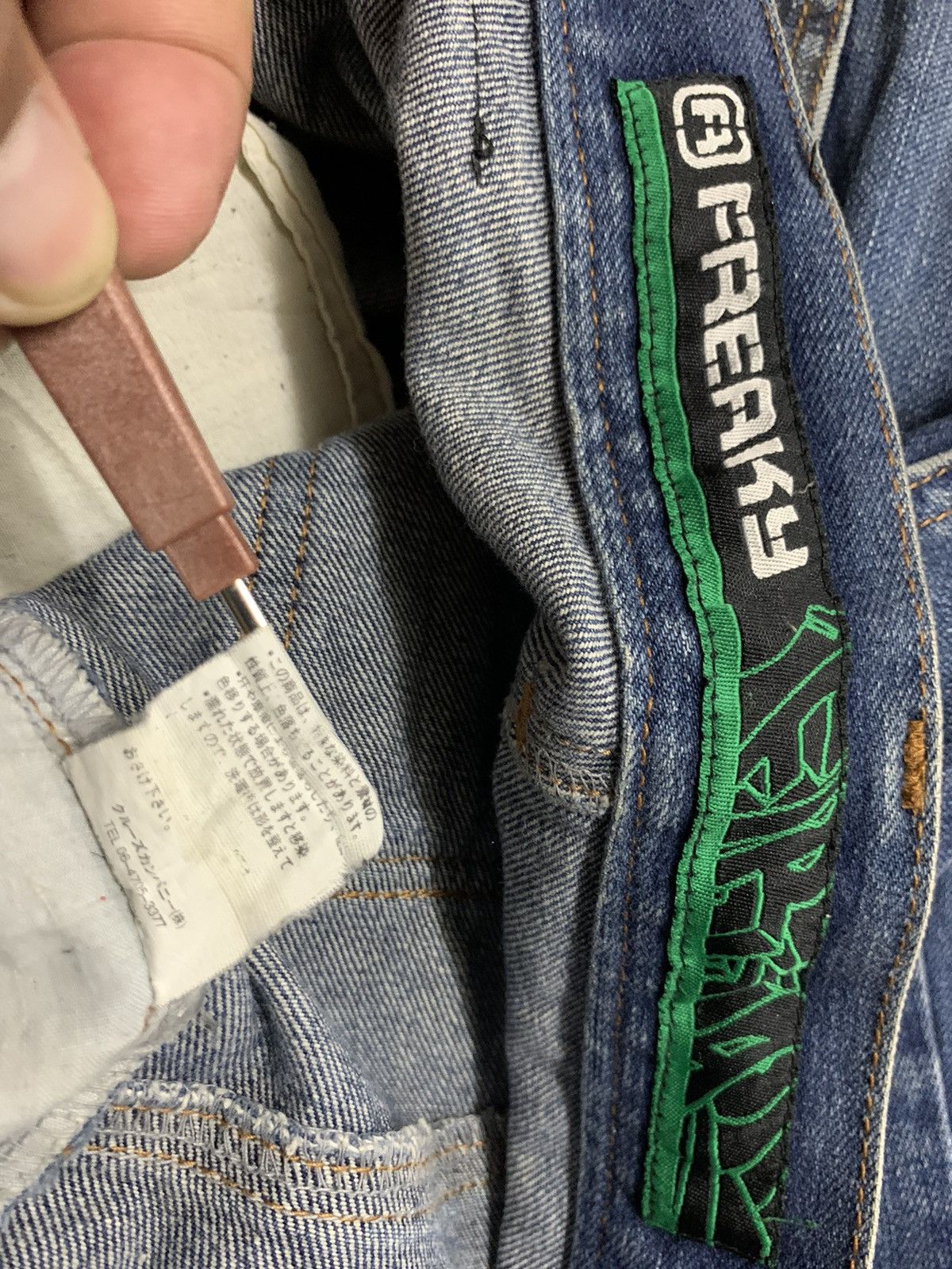 Other FREAKY SOUL MANGER DENIM JEANS Size US 33 - 10 Thumbnail