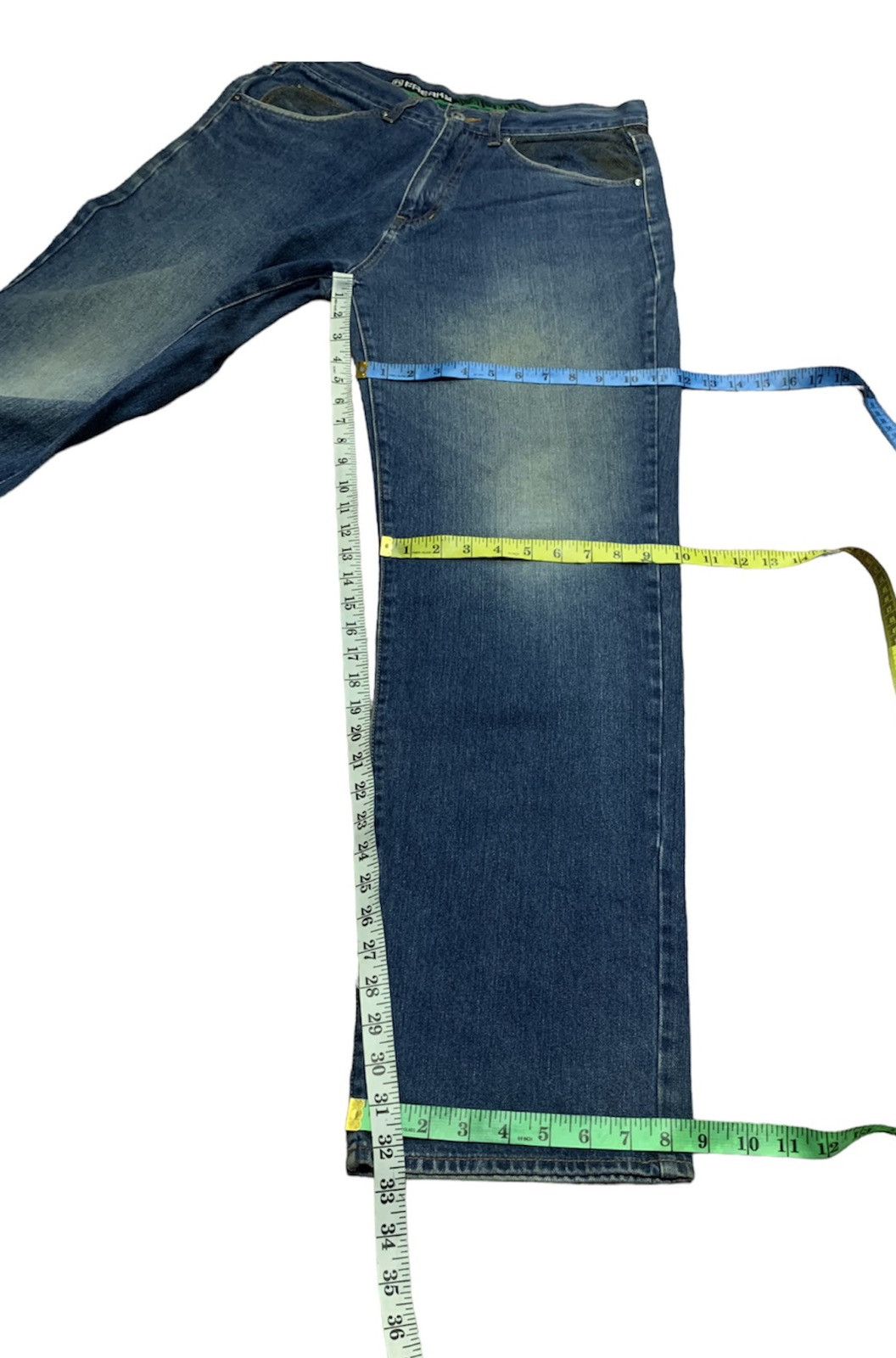 Other FREAKY SOUL MANGER DENIM JEANS Size US 33 - 7 Thumbnail