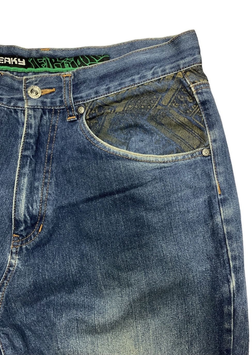 Other FREAKY SOUL MANGER DENIM JEANS Size US 33 - 5 Thumbnail