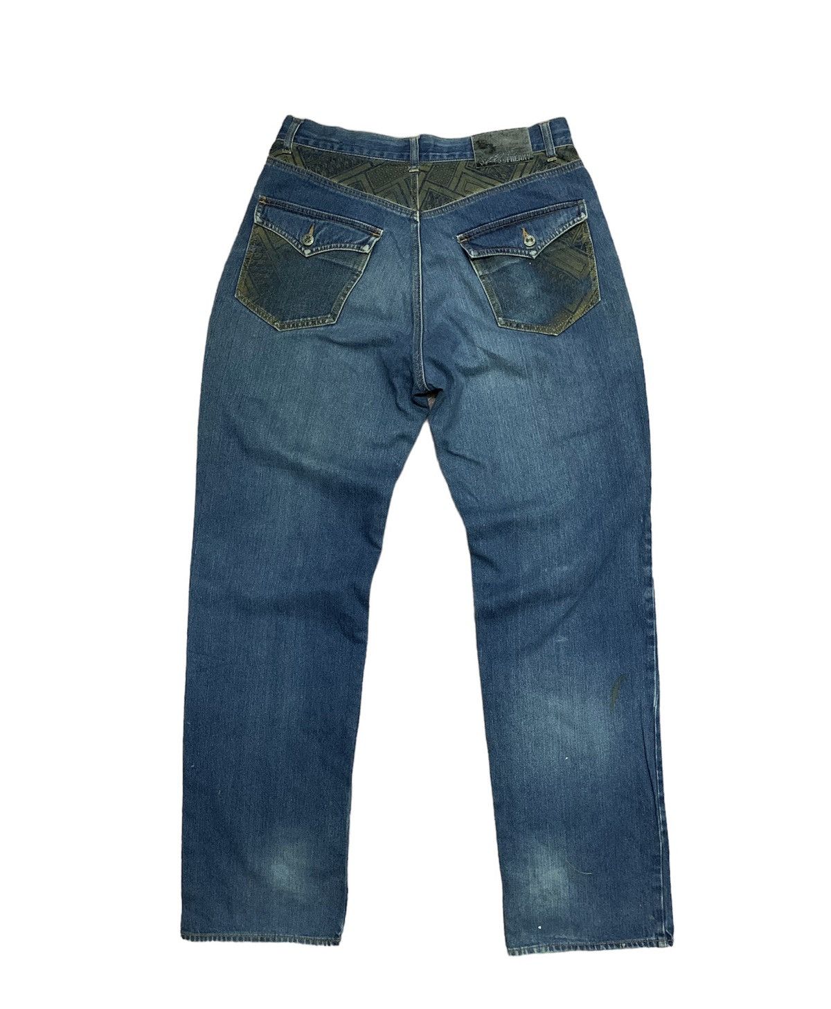 Other FREAKY SOUL MANGER DENIM JEANS Size US 33 - 2 Thumbnail