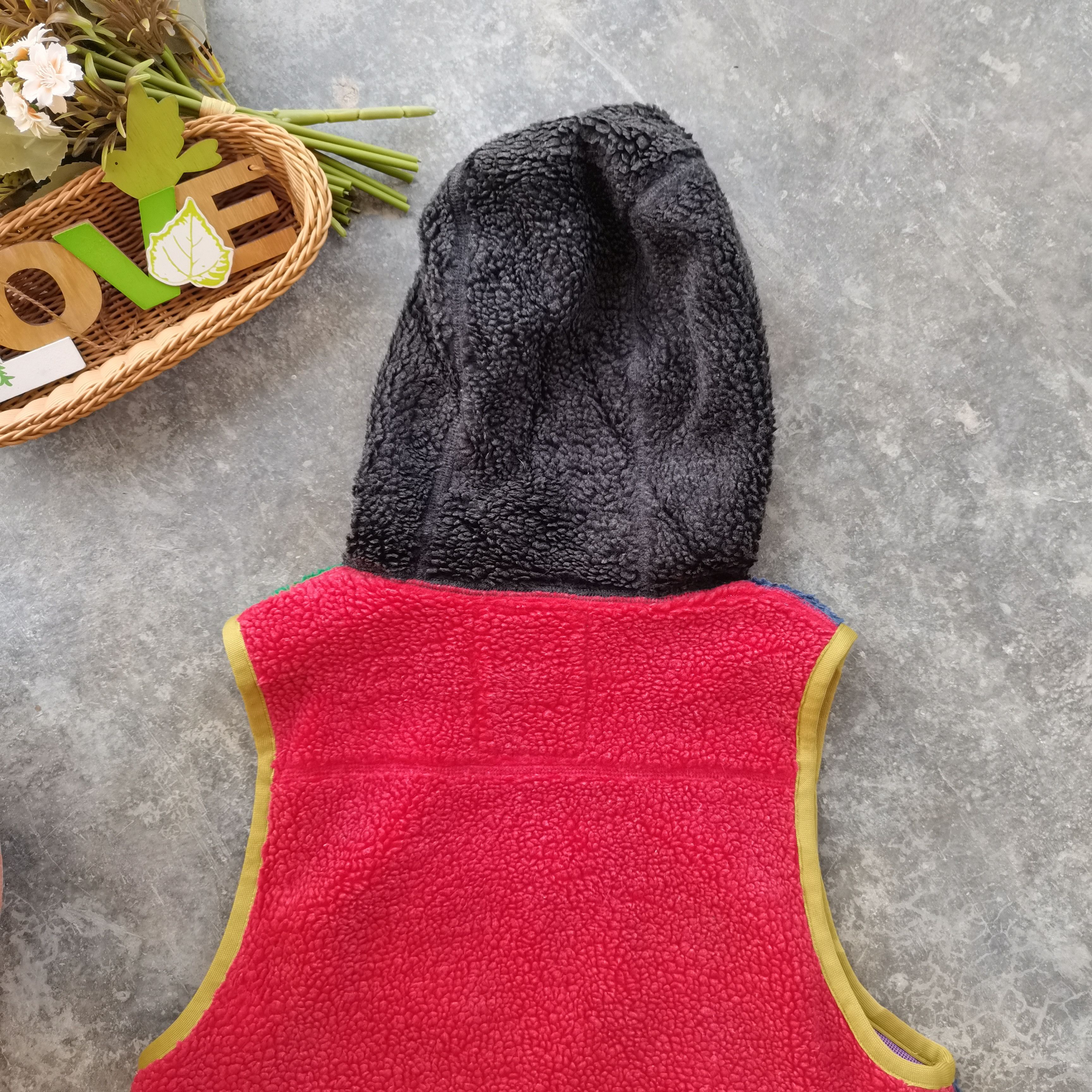 Vintage 🔥Vintage🔥 Authentic Cube Sugar Fleece Vest With Hoodie Size US M / EU 48-50 / 2 - 8 Thumbnail