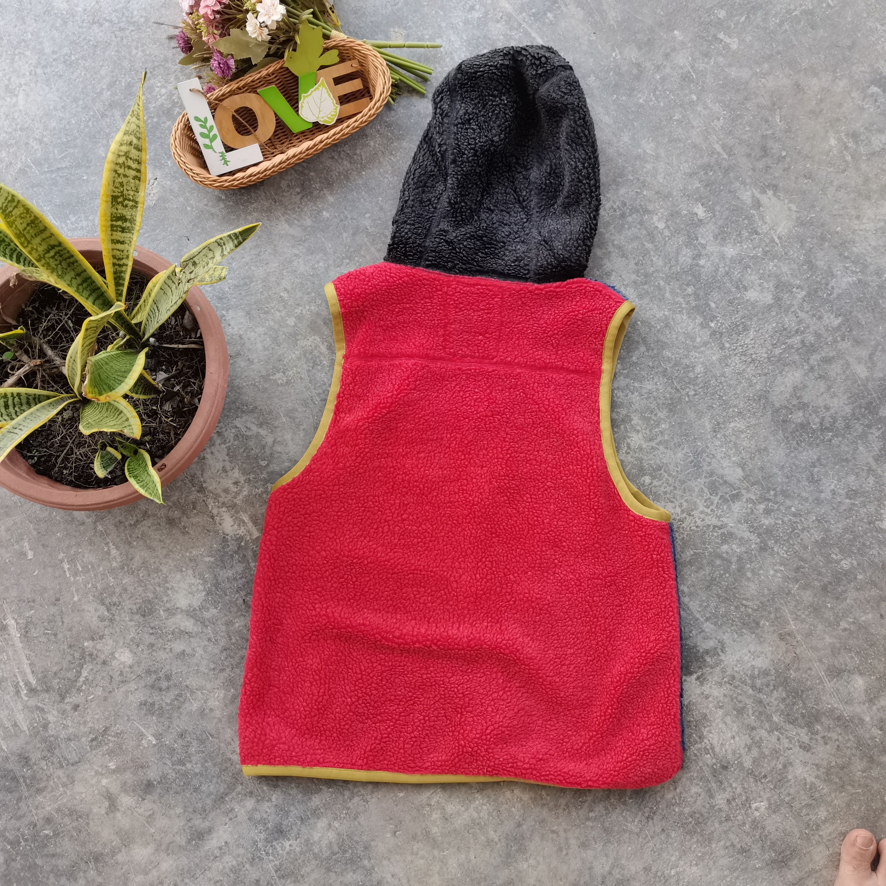 Vintage 🔥Vintage🔥 Authentic Cube Sugar Fleece Vest With Hoodie Size US M / EU 48-50 / 2 - 7 Thumbnail