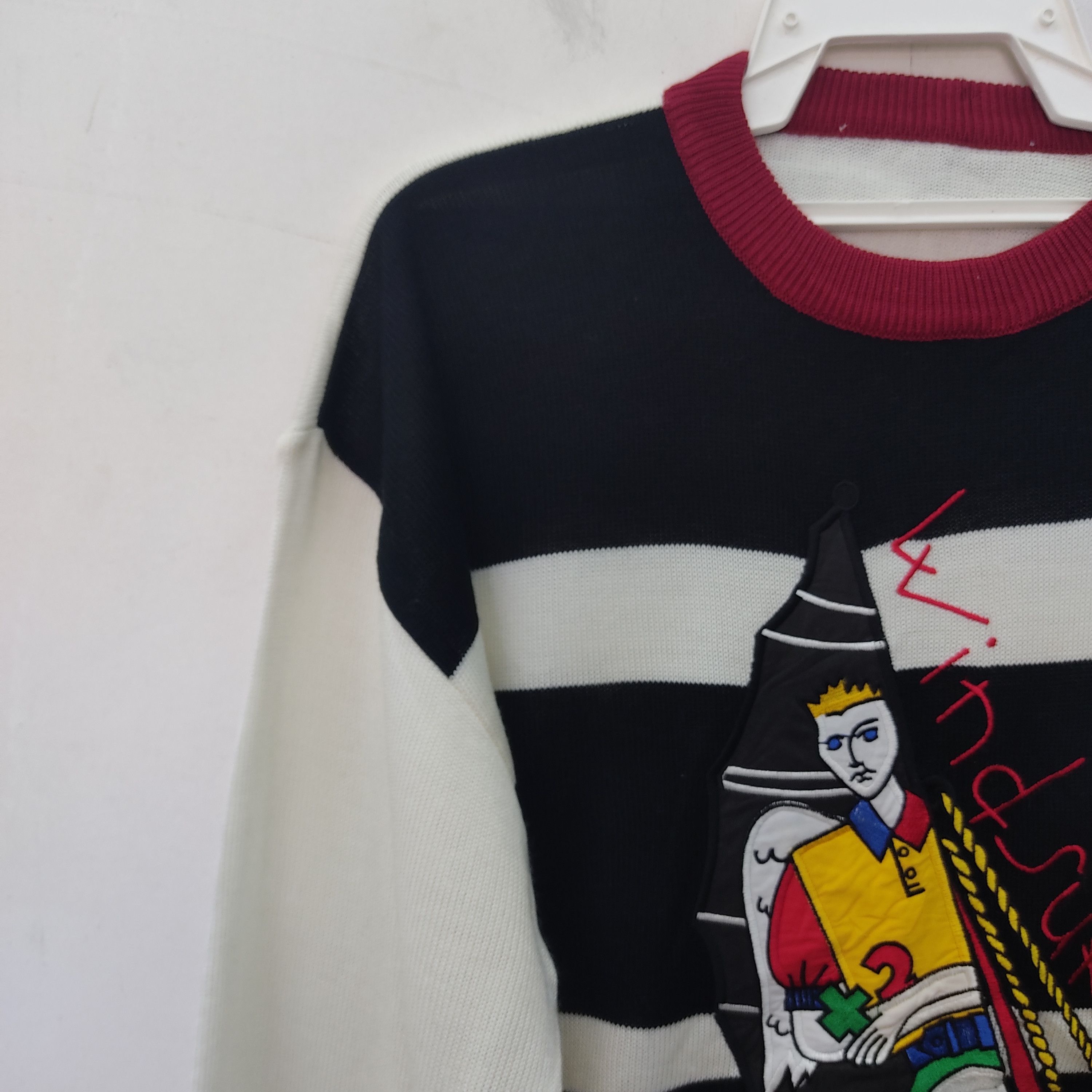 Homespun Knitwear Wind Surfing Jcd Castelbajac Embroidery Knitwear Jumper Size US XL / EU 56 / 4 - 6 Thumbnail