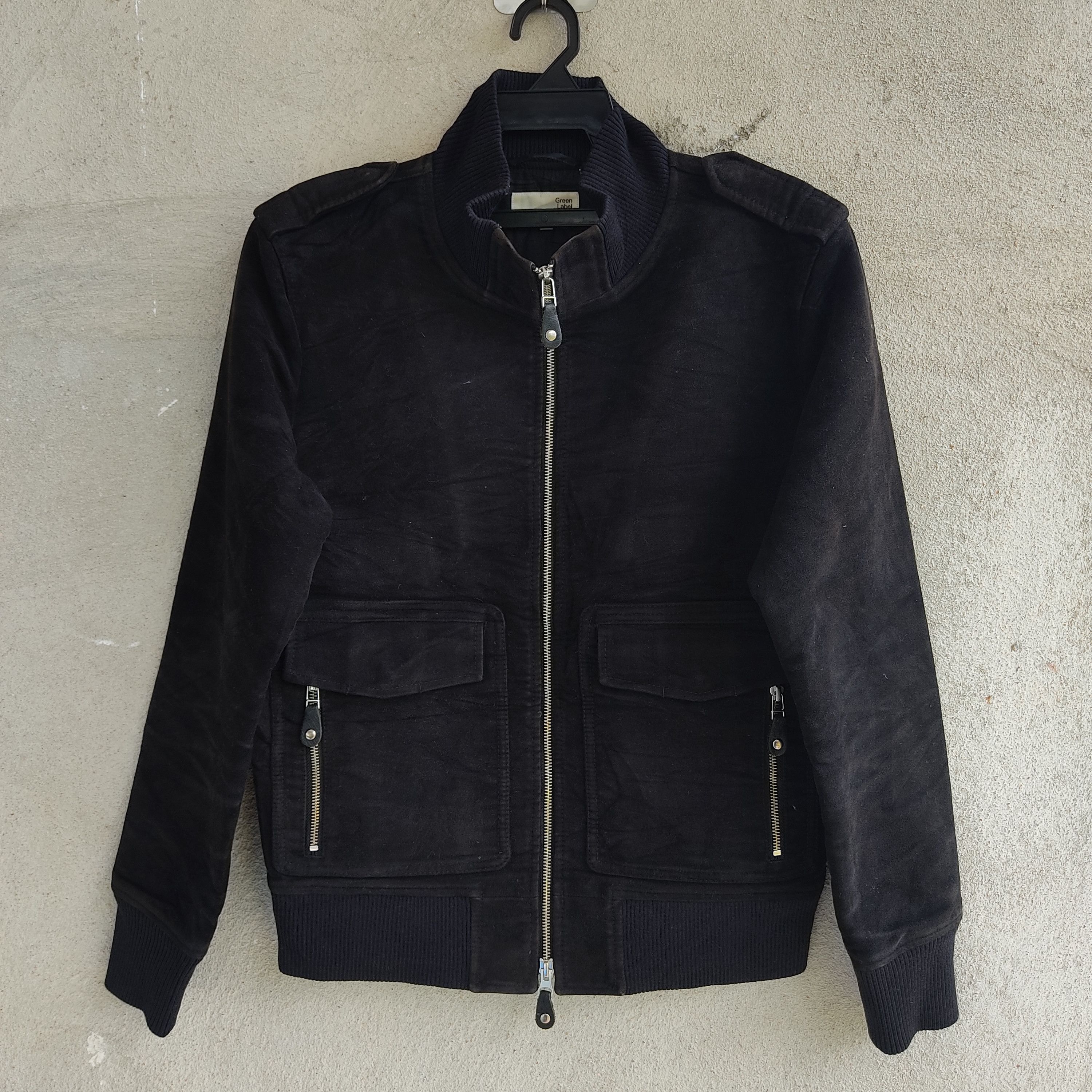 Green Label Relaxing United Arrows Black Jacket