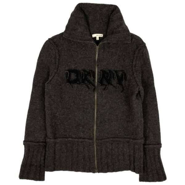 Vintage DKNY Cyber Y2K Wool Sweater