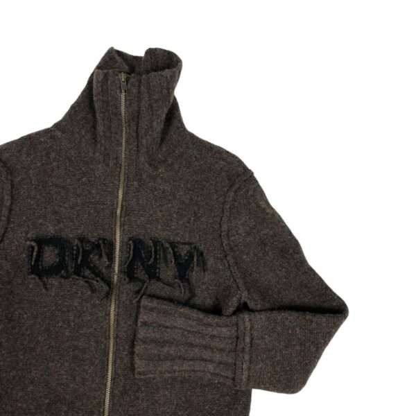 DKNY × Vintage Vintage DKNY Cyber Y2K Wool Sweater Size US M / EU 48-50 / 2 - 3 Thumbnail