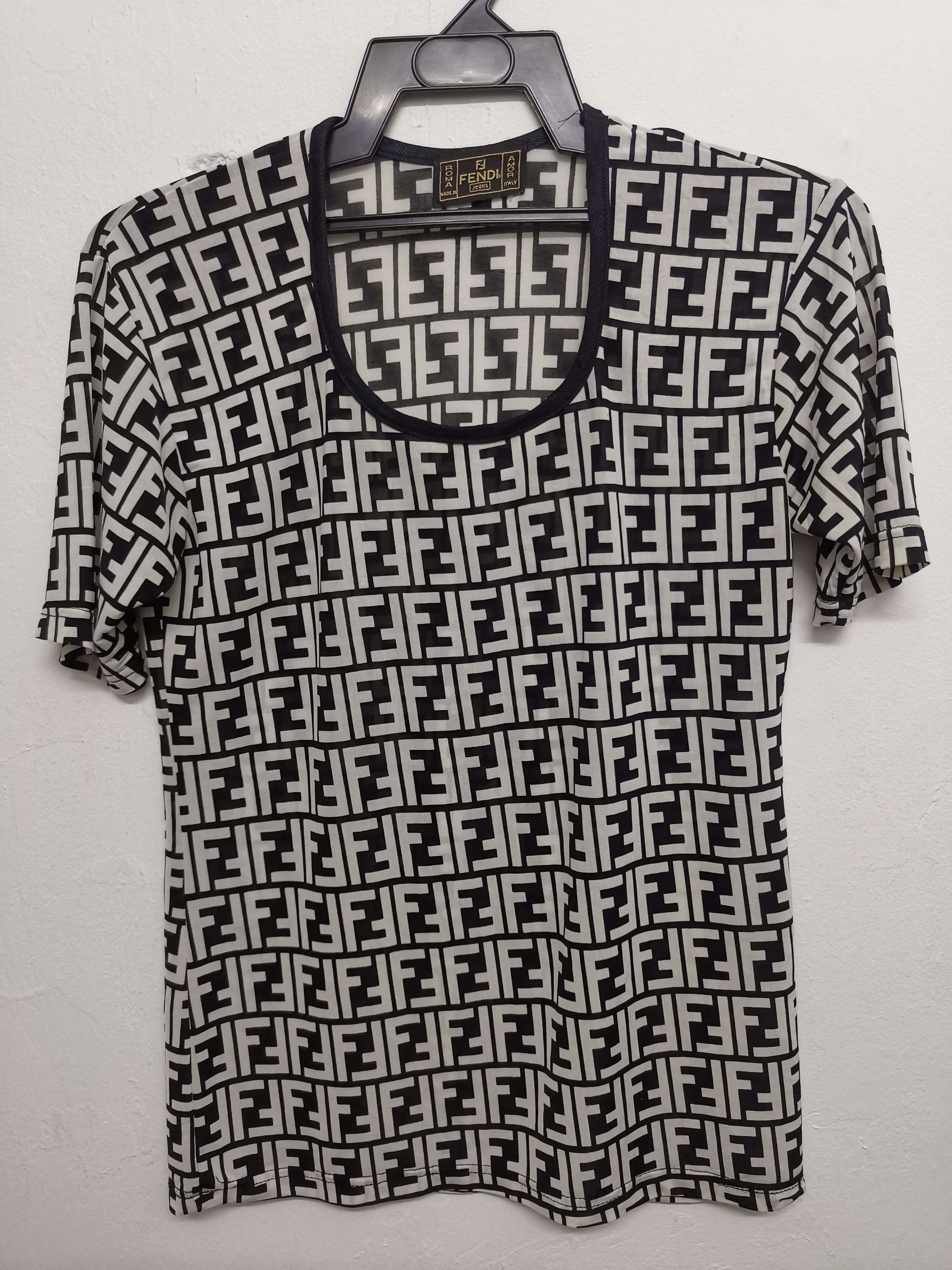 Fendi Fendi Roma Monogram Strechable Shirt | Grailed