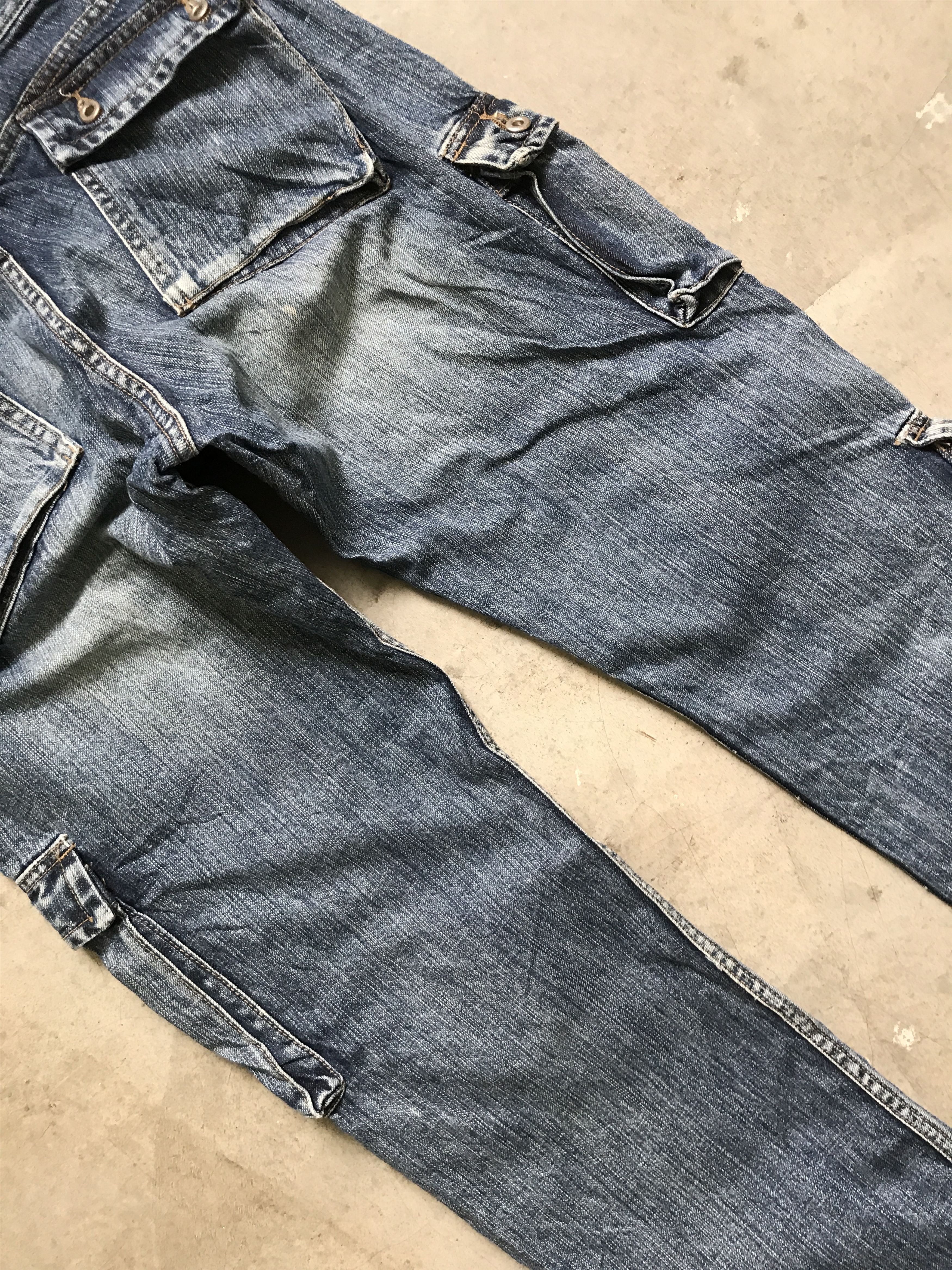 Japanese Brand CP98 IKKA Japan Military & Pockets Cargo Jeans Size US 32 / EU 48 - 10 Thumbnail
