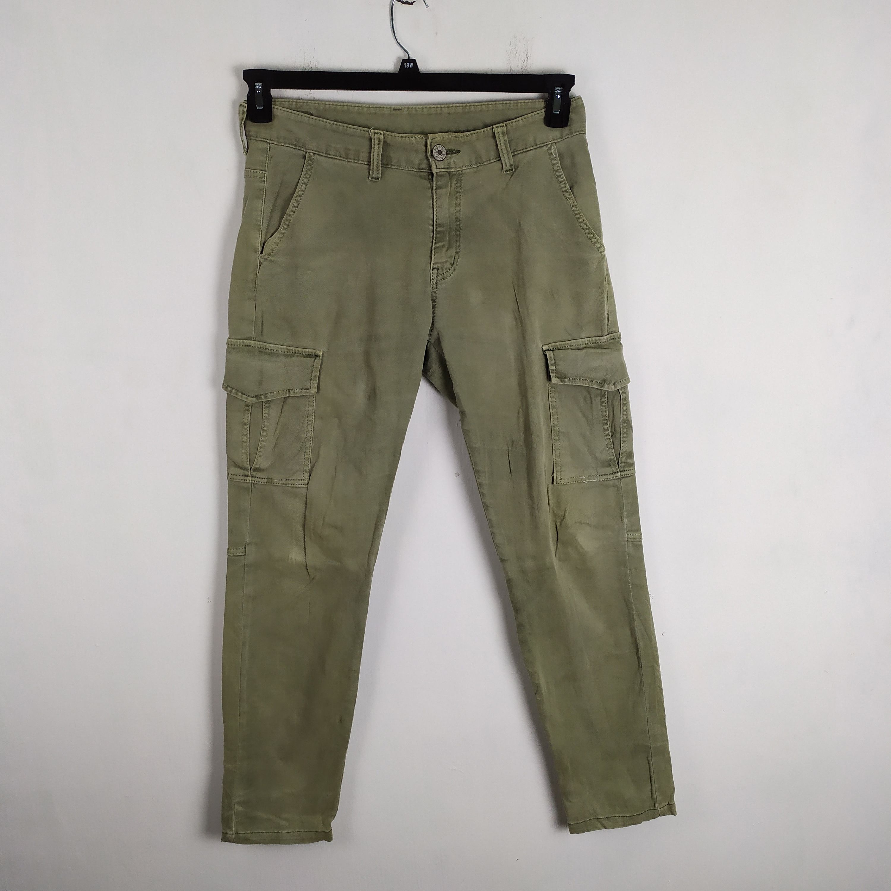 Japanese Brand VINTAGE JAPANESE BRAND FADED CARGO PANTS Size US 32 / EU 48 - 1 Thumbnail