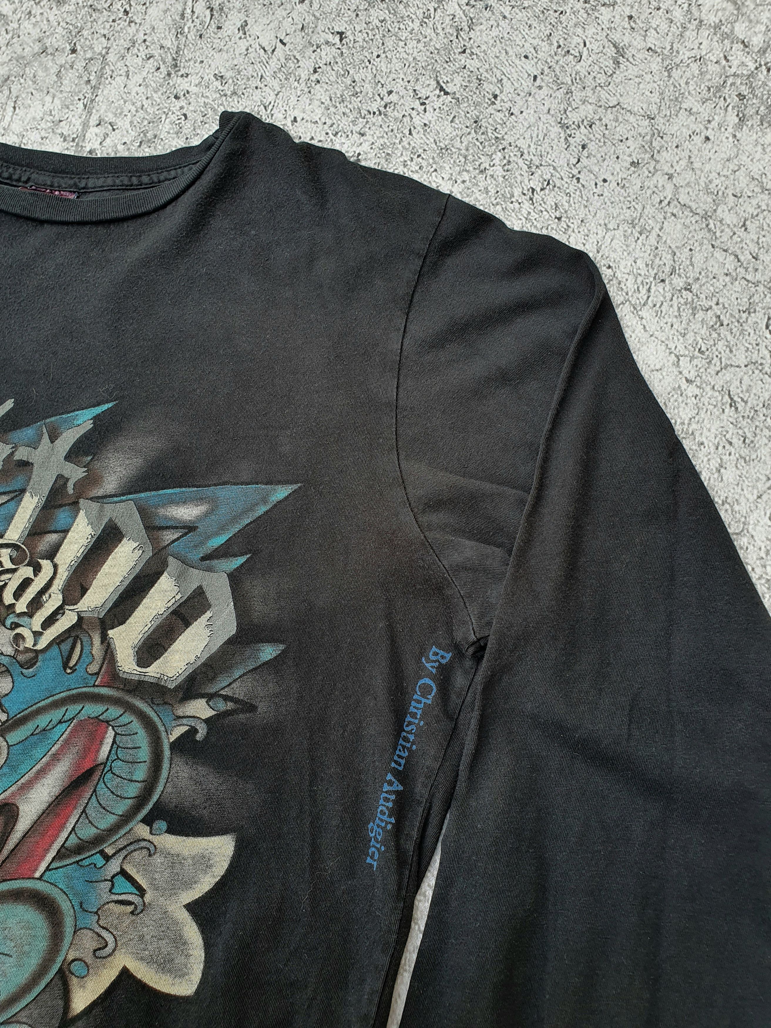 Christian Audigier Vintage y2k Ed hardy tattoo show longsleeve Size US L / EU 52-54 / 3 - 8 Thumbnail