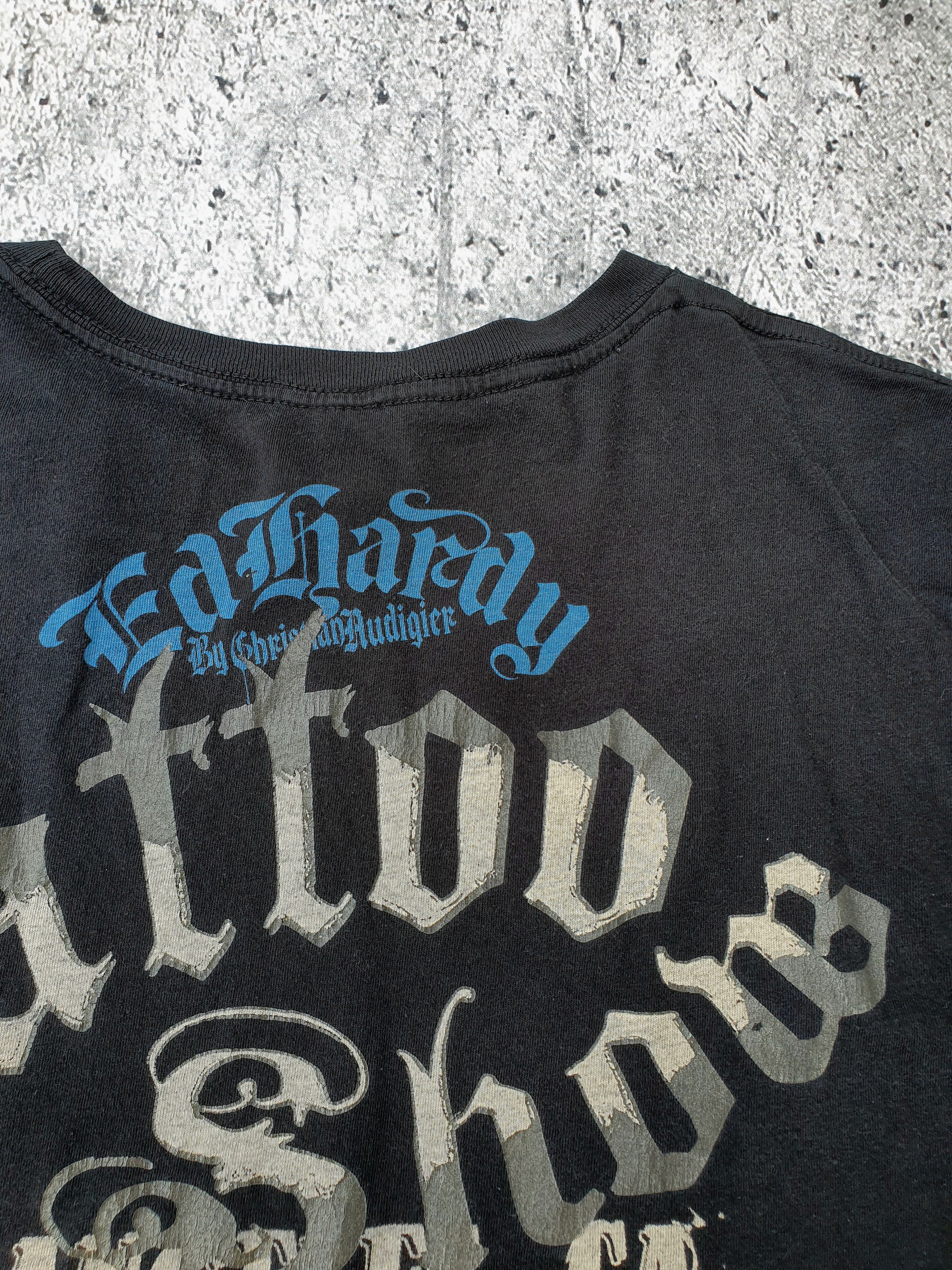 Christian Audigier Vintage y2k Ed hardy tattoo show longsleeve Size US L / EU 52-54 / 3 - 4 Thumbnail