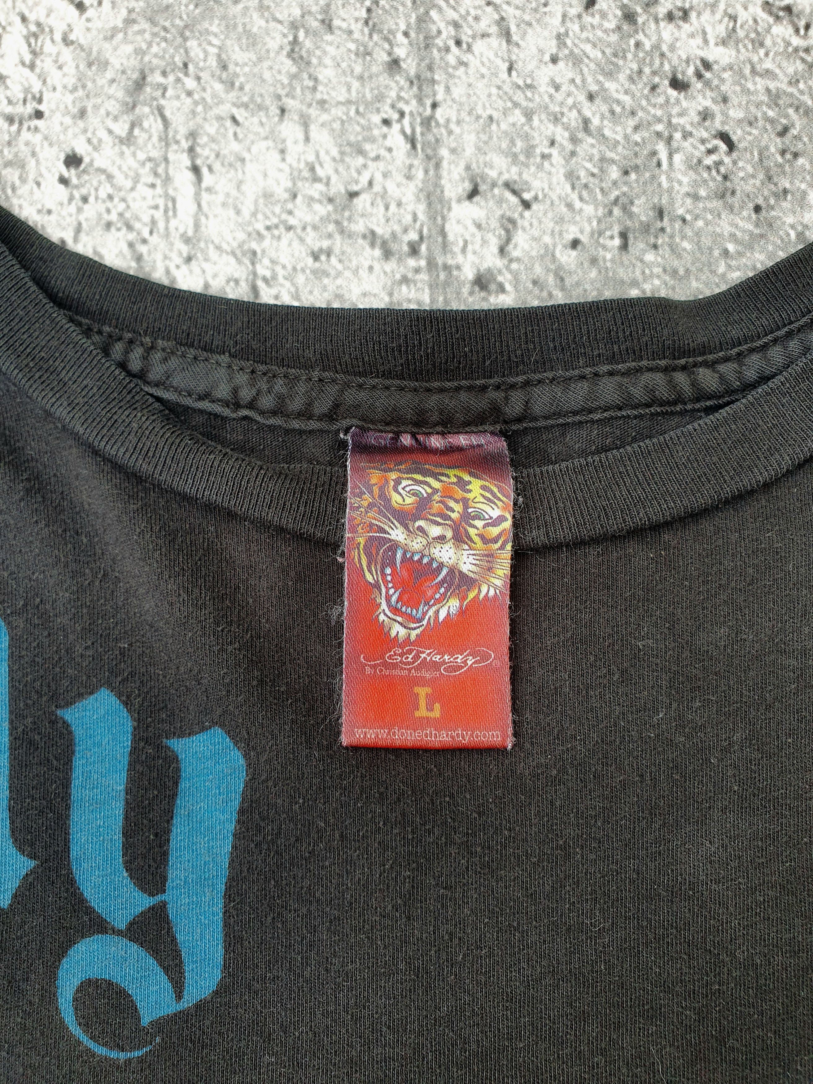 Christian Audigier Vintage y2k Ed hardy tattoo show longsleeve Size US L / EU 52-54 / 3 - 9 Thumbnail