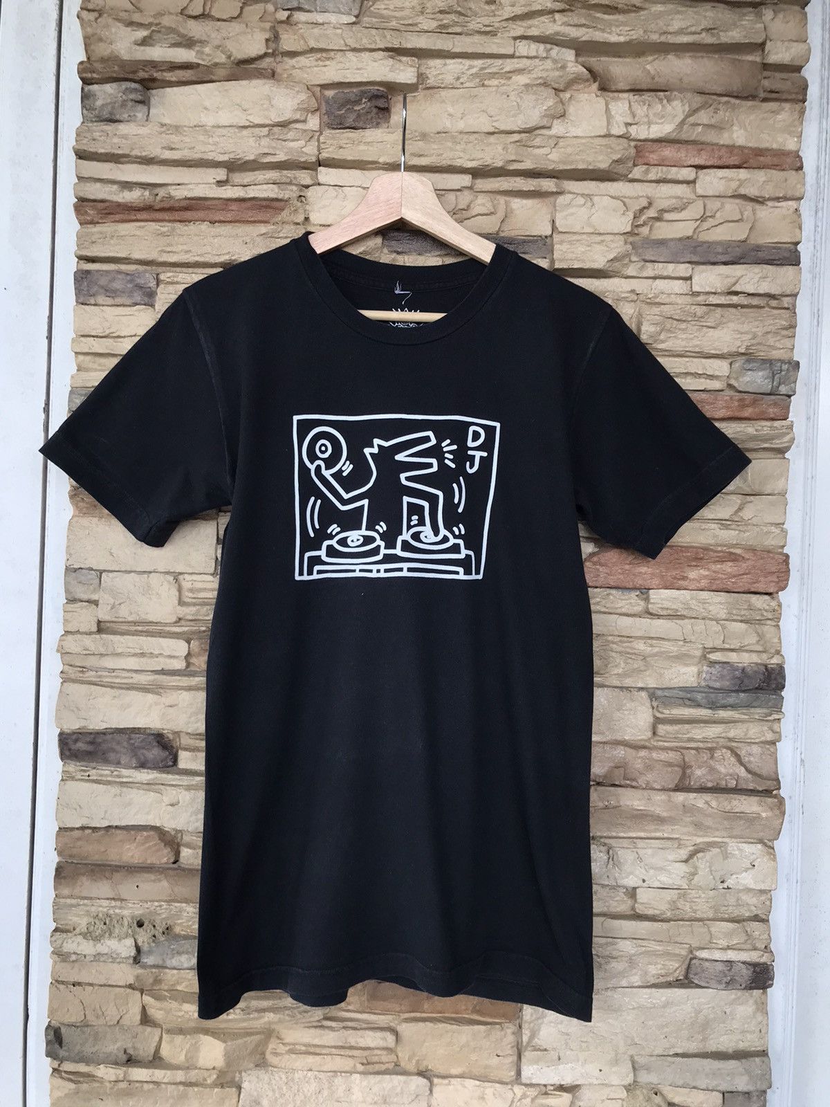 Keith Haring Vtg Pop Shop Keith Haring Dj Dog Tee Size US S / EU 44-46 / 1 - 1 Thumbnail