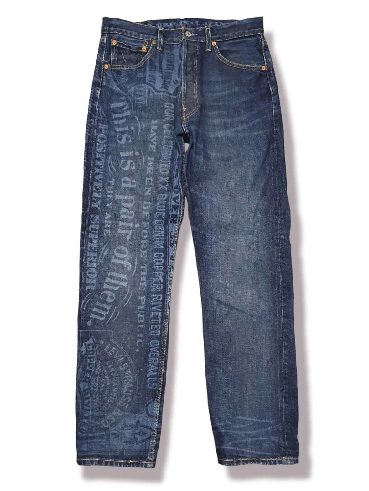 Levi's Levis 501 limited 130th anniversary edition overprint Size US 32 / EU 48 - 1 Thumbnail