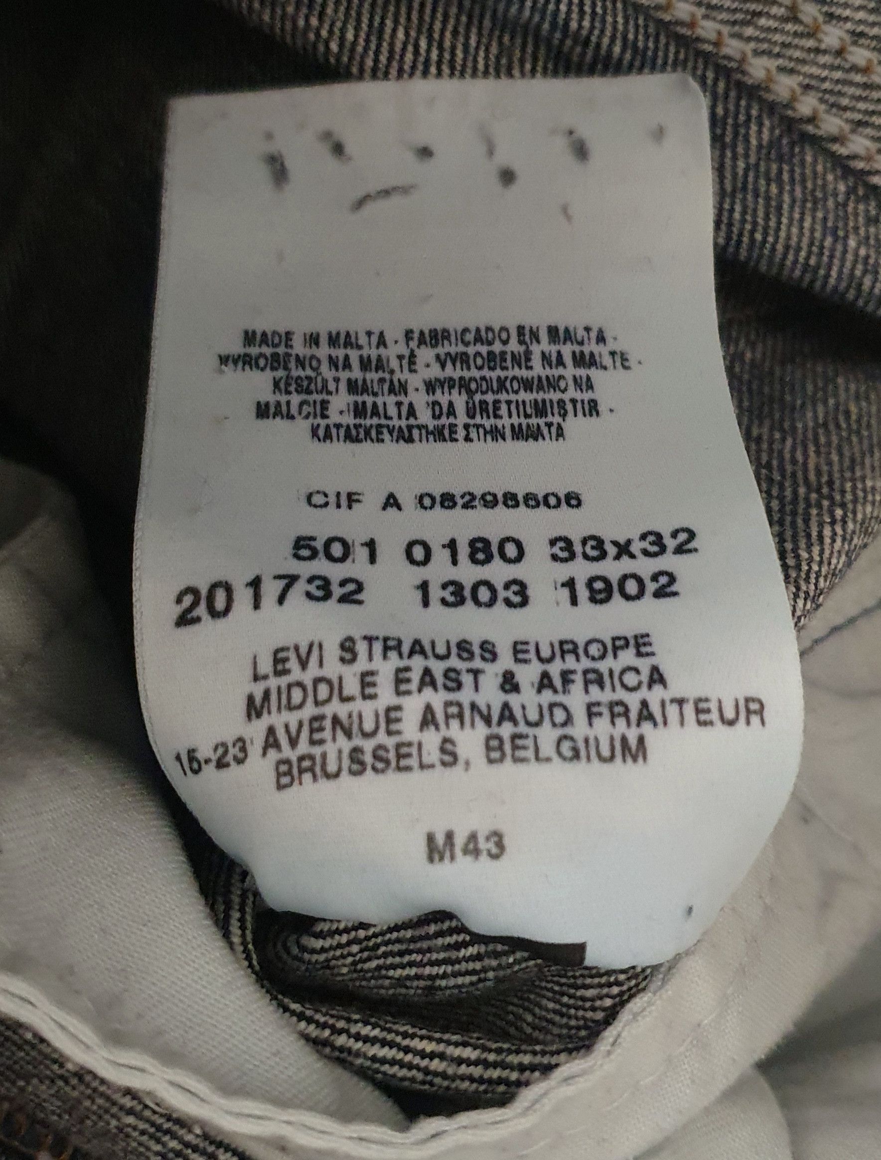 Levi's Levis 501 limited 130th anniversary edition overprint Size US 32 / EU 48 - 15 Thumbnail