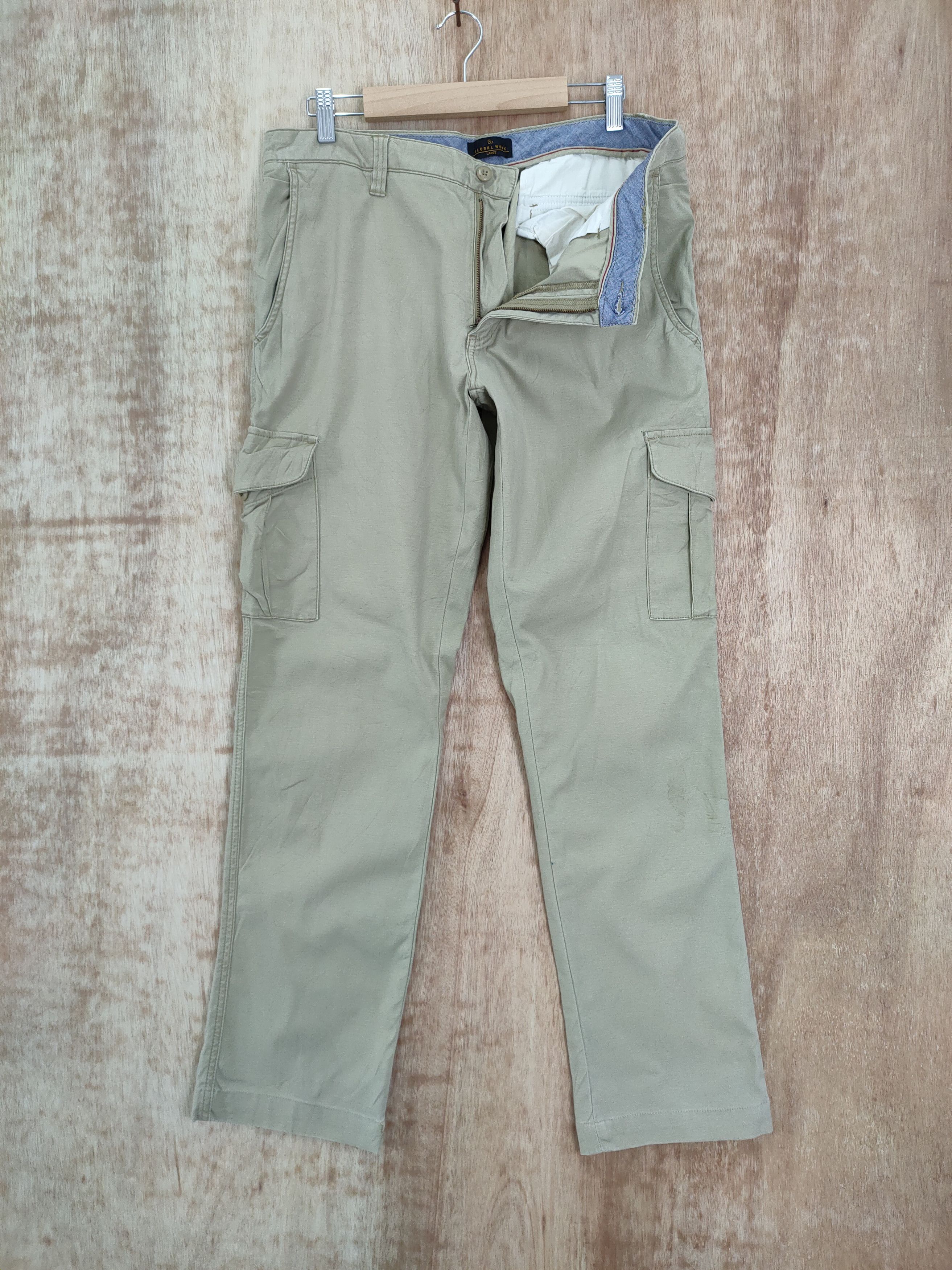 Global Work GLOBAL WORK CARGO PANTS Size US 34 / EU 50 - 1 Thumbnail