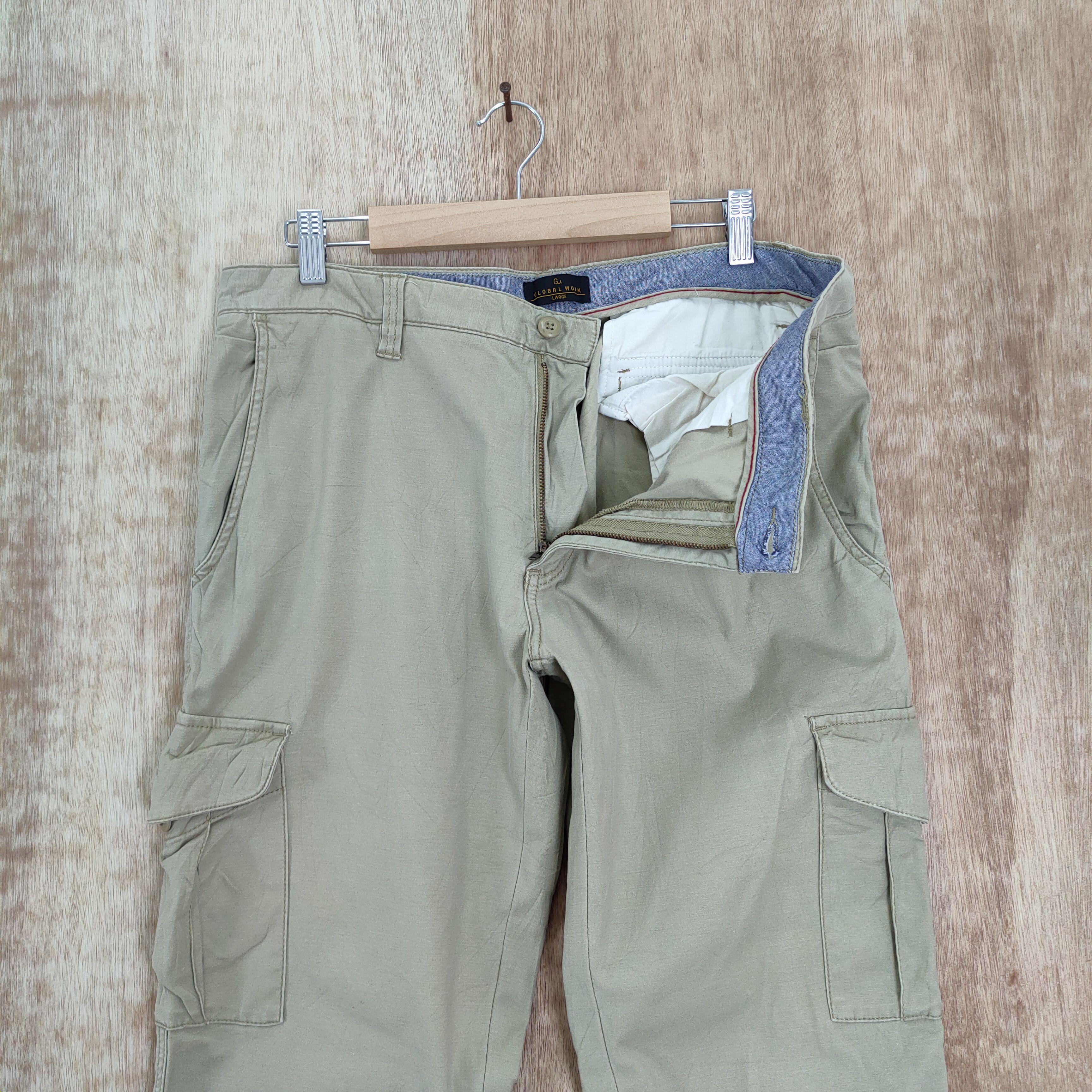 Global Work GLOBAL WORK CARGO PANTS Size US 34 / EU 50 - 5 Thumbnail