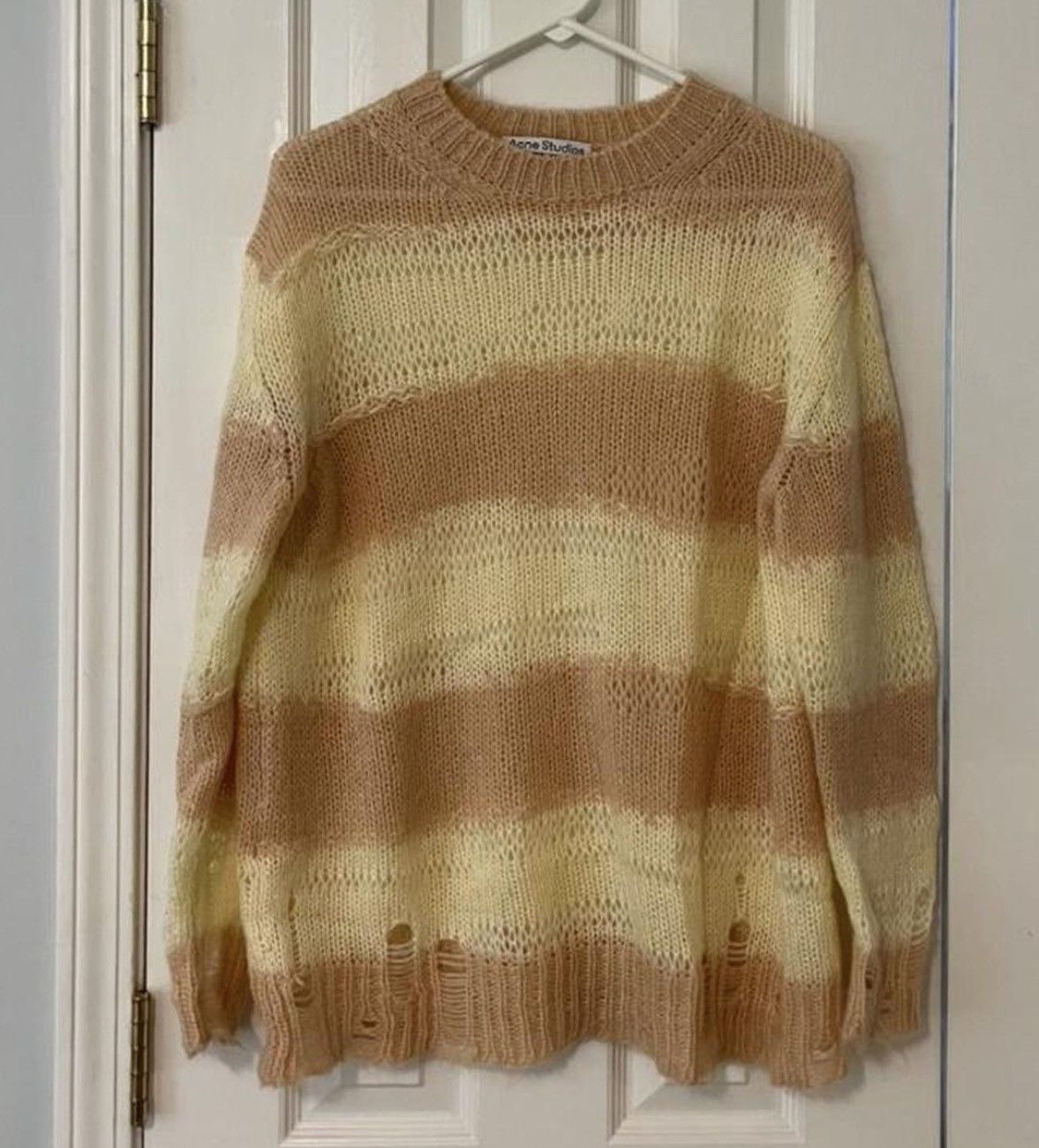 Acne Studios RARE GRAIL acne studios Kurt cobain distressed mohair knit Size US M / EU 48-50 / 2 - 1 Thumbnail