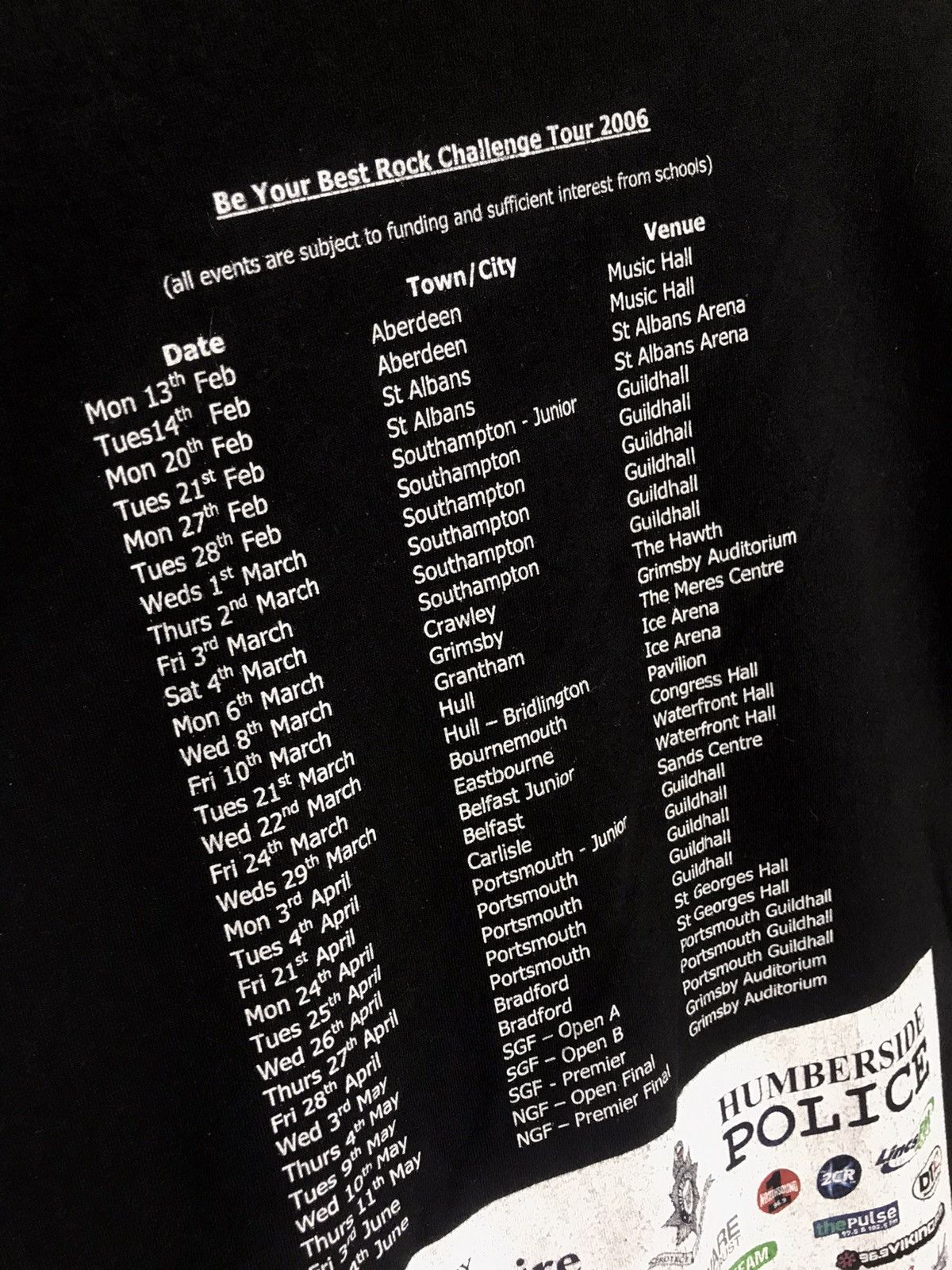 Band Tees 2006 Vintage Rock Challenge t-shirt Size L / US 10 / IT 46 - 7 Thumbnail