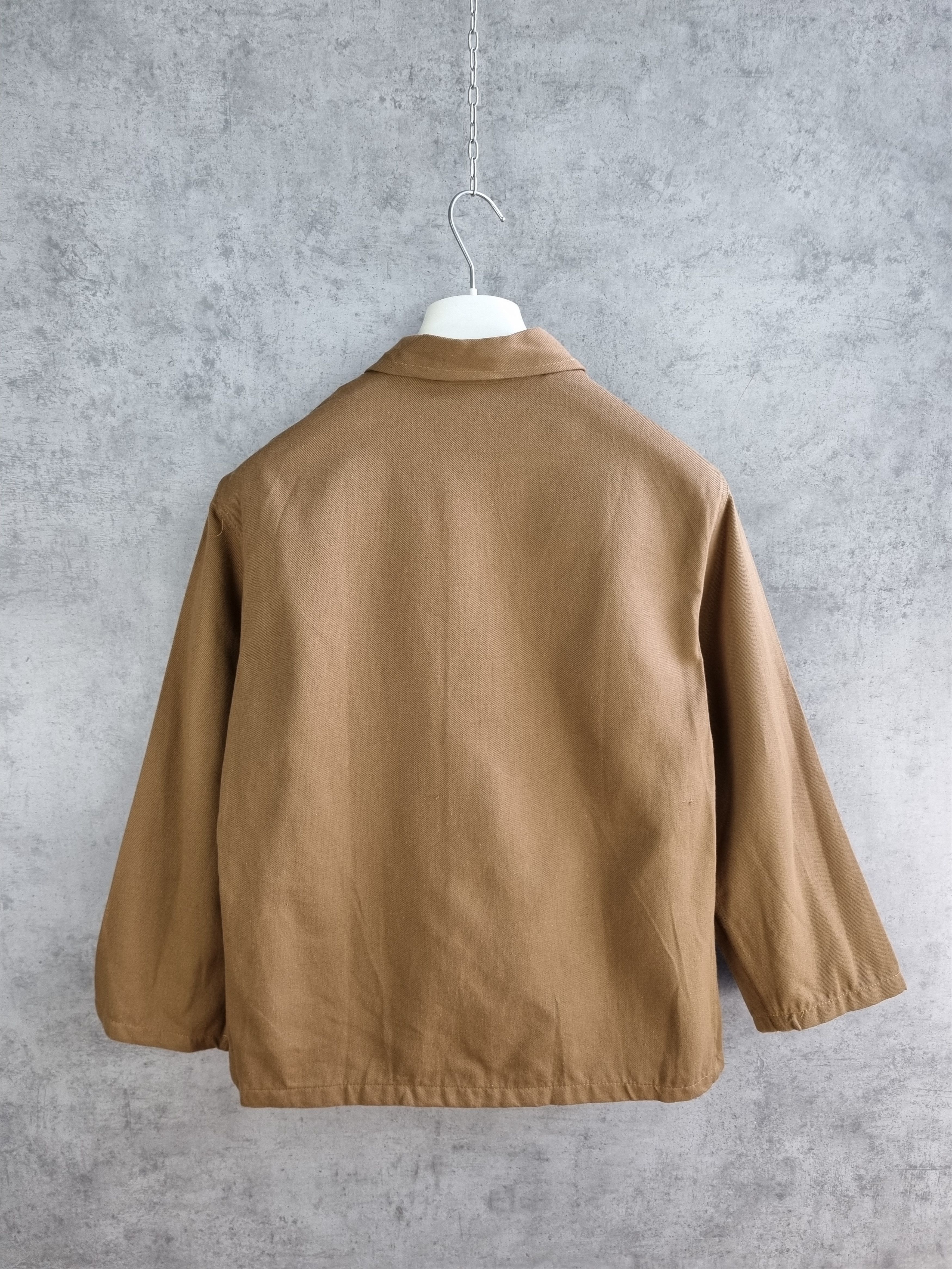 60s New Sanfor Brown Worker Vintage Chore Jacket
