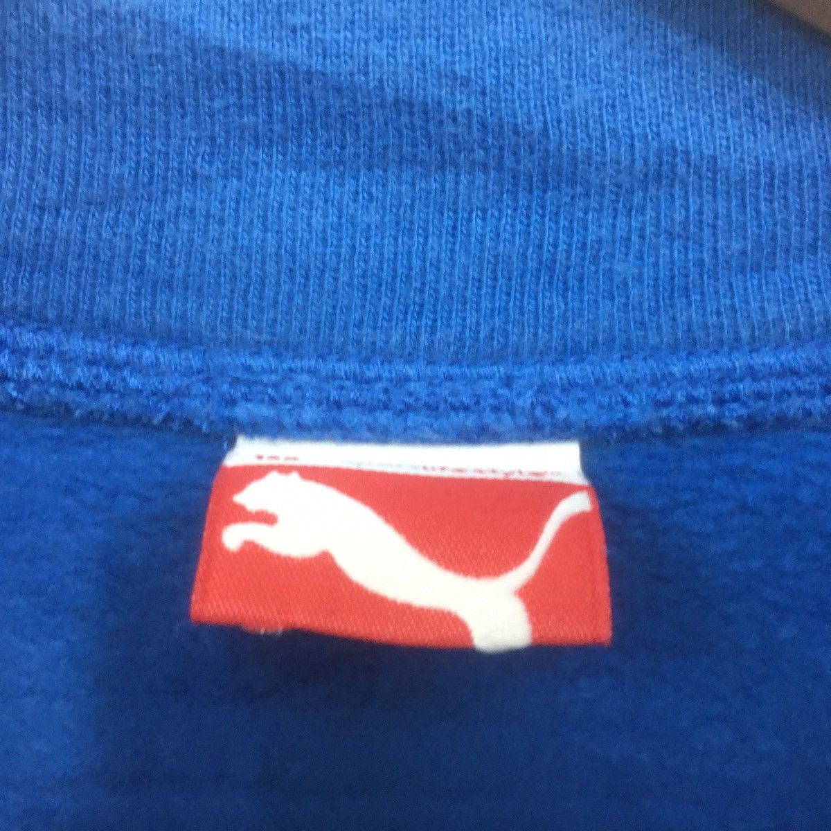 Japanese Brand × Puma Puma Sweatshirt Half Zip Big Logo Print Spellout Side Tape Size US S / EU 44-46 / 1 - 7 Thumbnail
