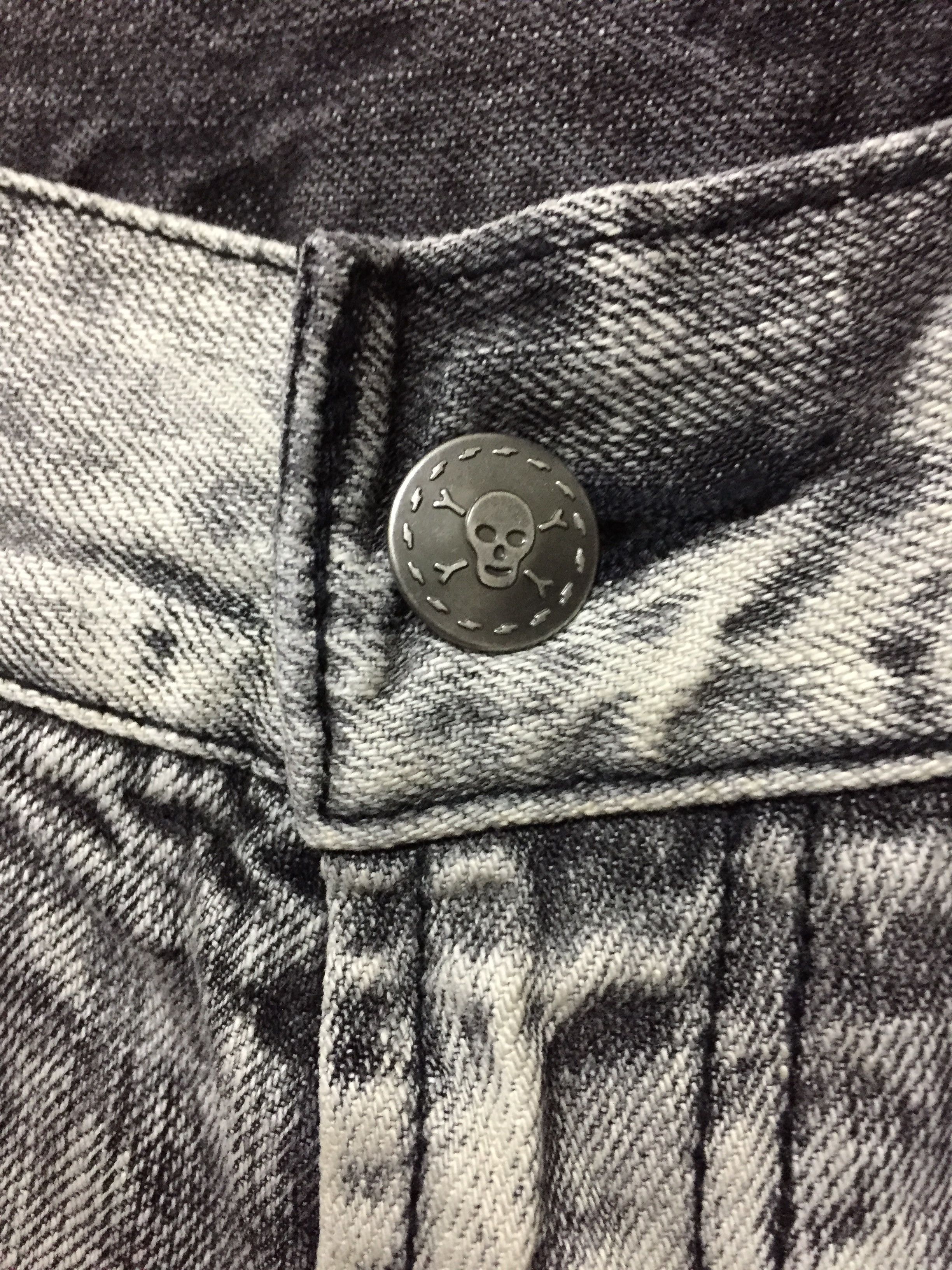 Tornado Mart Japanese brand Distressed Devil skull wash pants Size US 32 / EU 48 - 8 Thumbnail