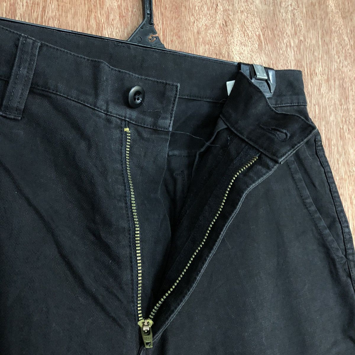 Japanese Brand D Japan Black Multipocket utility Cargo Pants #2162 Size US 30 / EU 46 - 7 Thumbnail