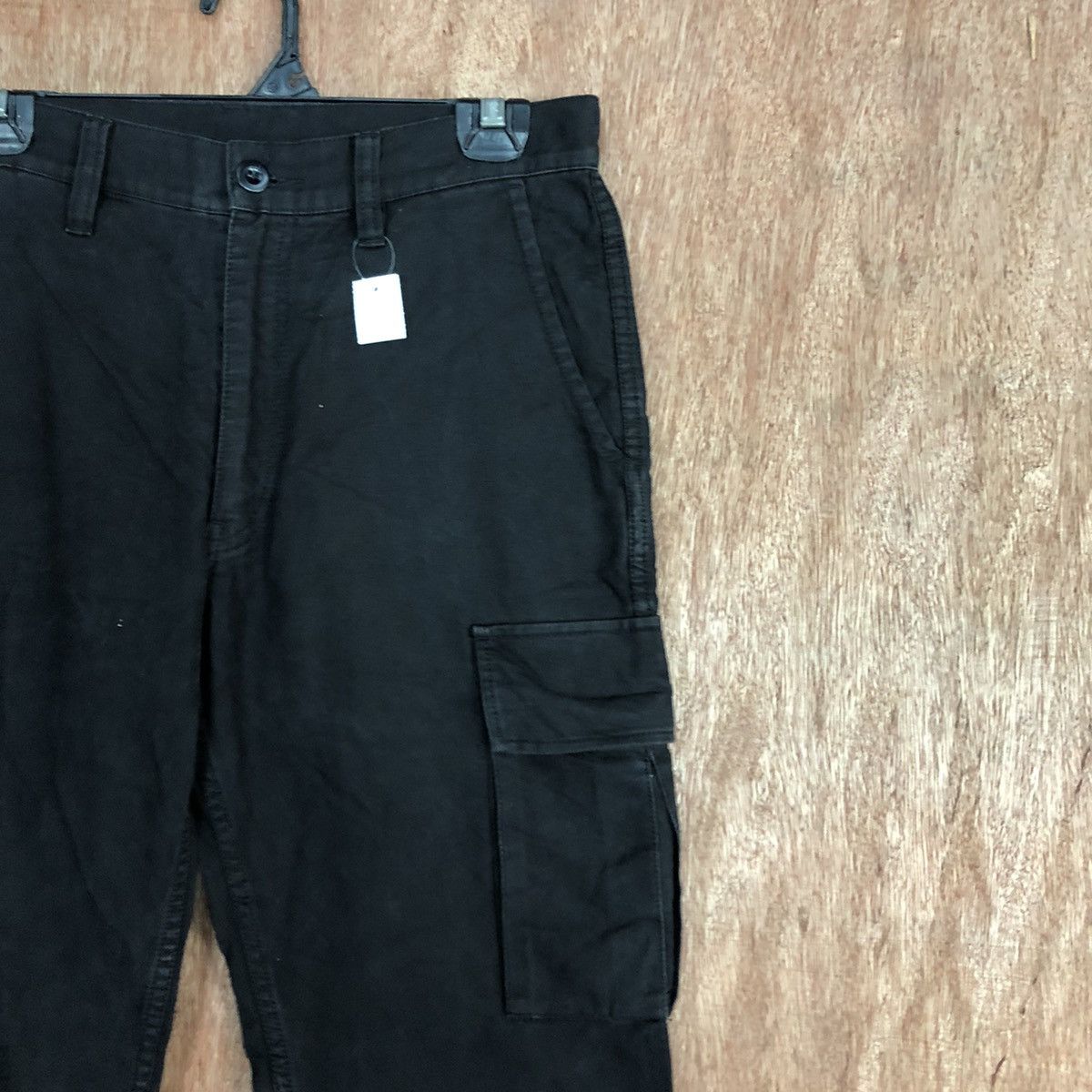 Japanese Brand D Japan Black Multipocket utility Cargo Pants #2162 Size US 30 / EU 46 - 5 Thumbnail