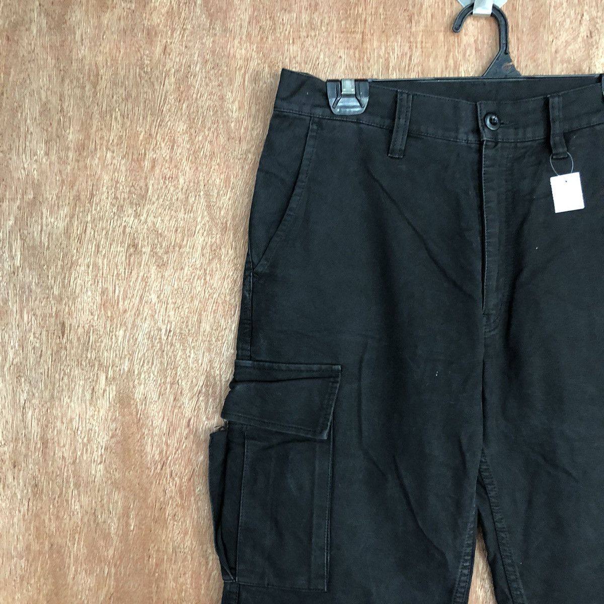 Japanese Brand D Japan Black Multipocket utility Cargo Pants #2162 Size US 30 / EU 46 - 6 Thumbnail