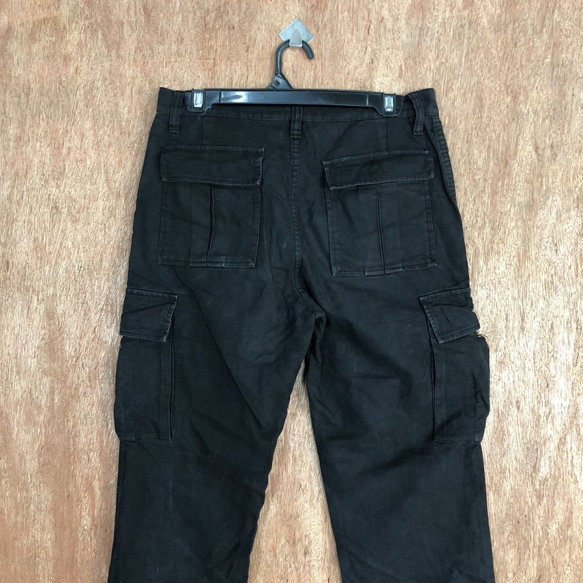 Japanese Brand D Japan Black Multipocket utility Cargo Pants #2162 Size US 30 / EU 46 - 10 Thumbnail