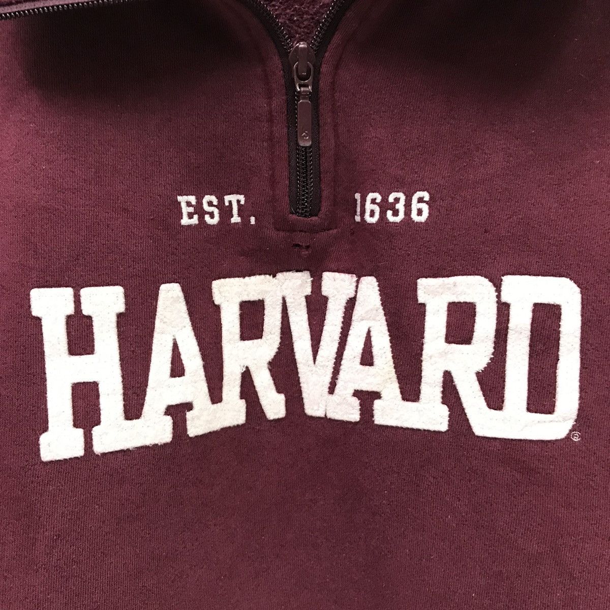 Other Vintage Harvard Half Zip Sweatshirt Jansport Tag Size US XL / EU 56 / 4 - 2 Thumbnail