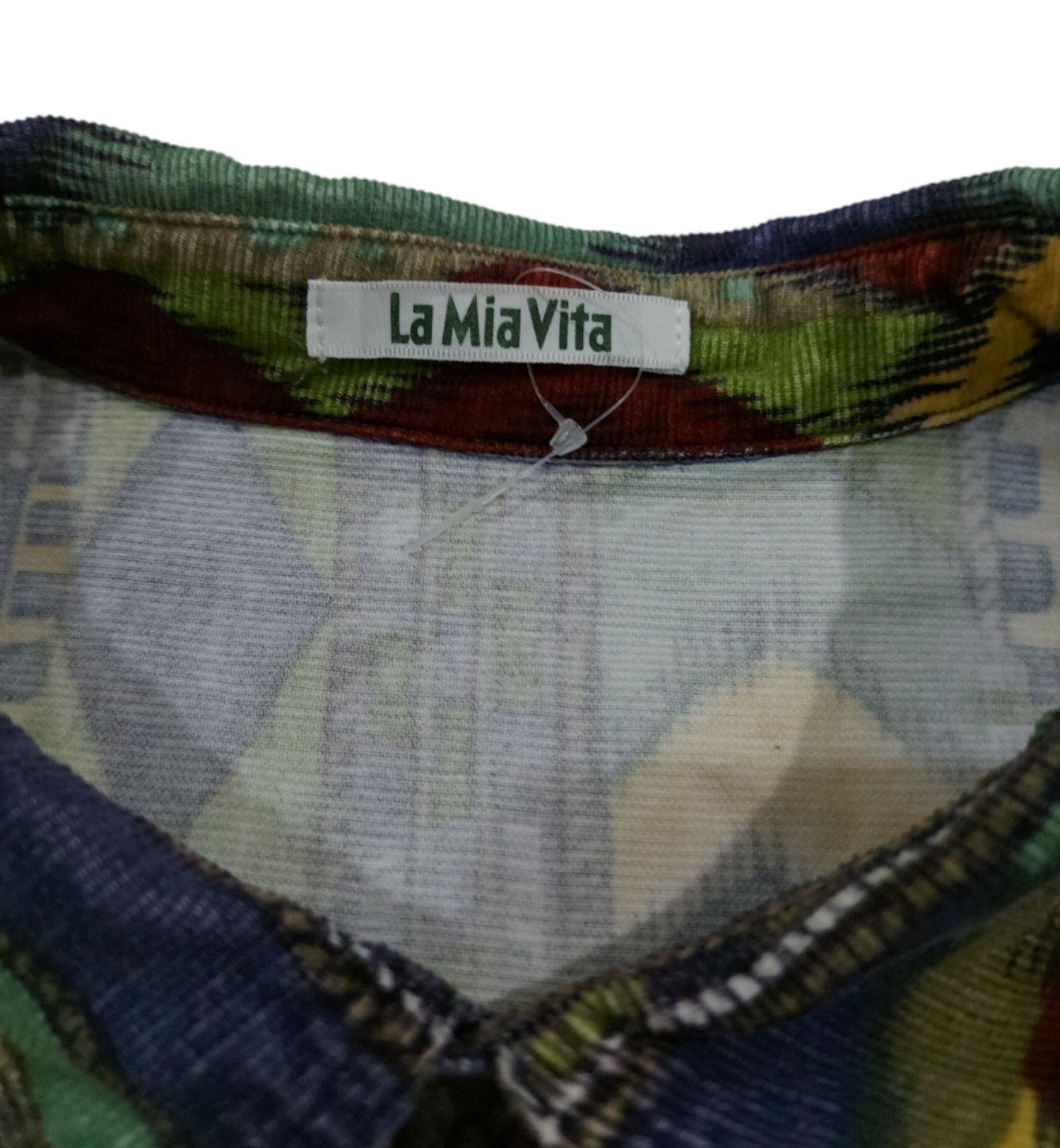 Designer RARE! VTG LA MIA VITA ITALIAN BRAND ABSTRACT ART CORDUROY Size US M / EU 48-50 / 2 - 6 Thumbnail
