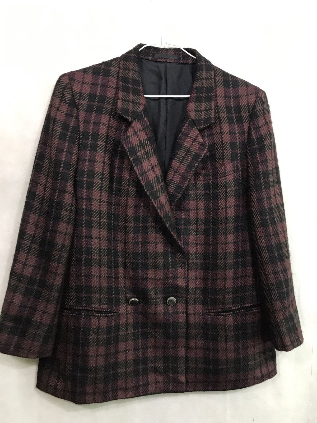Burberry Burberry red tartan blazer jacket Size US S / EU 44-46 / 1 - 4 Thumbnail