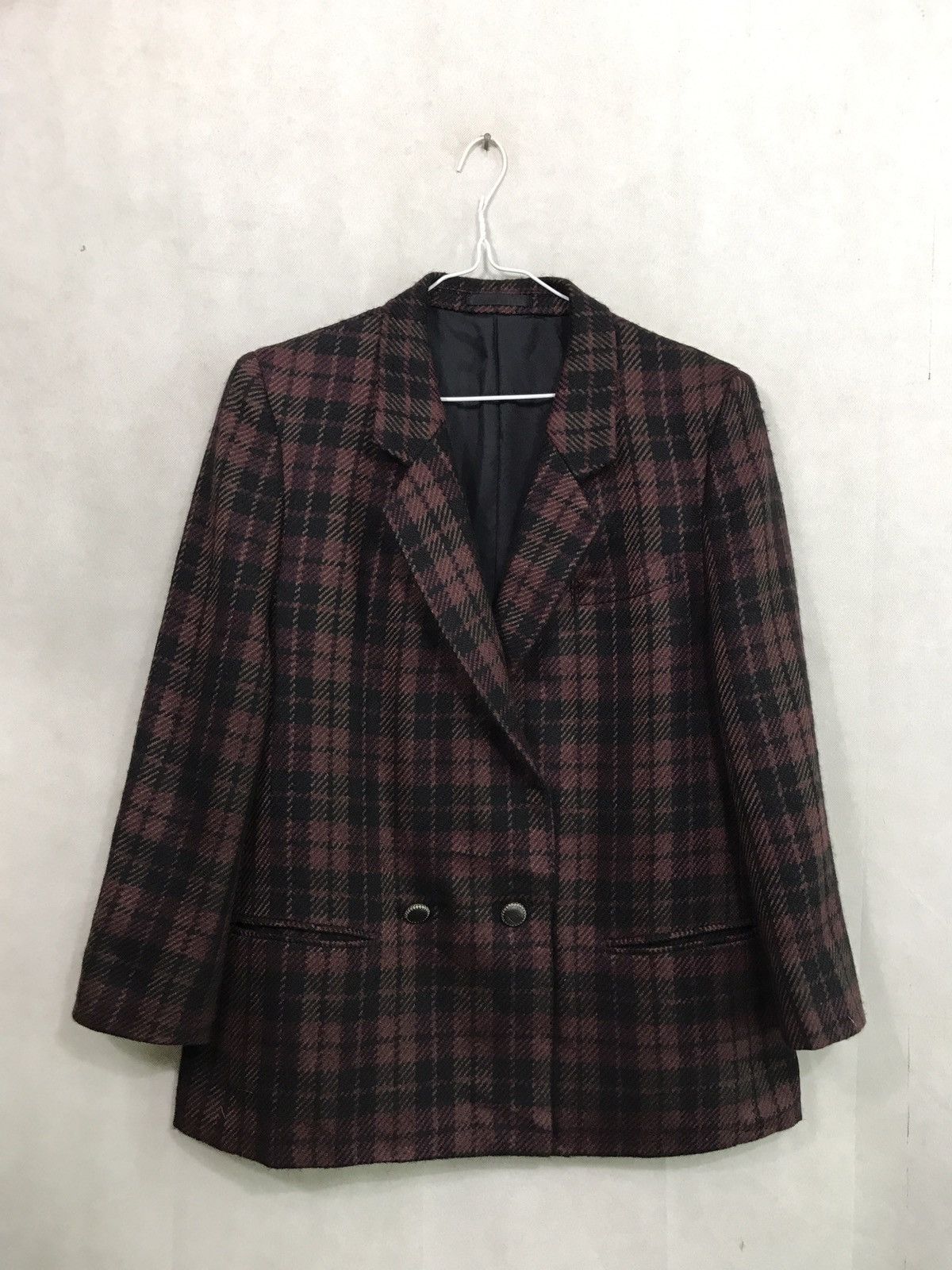 Burberry Burberry red tartan blazer jacket Size US S / EU 44-46 / 1 - 1 Thumbnail