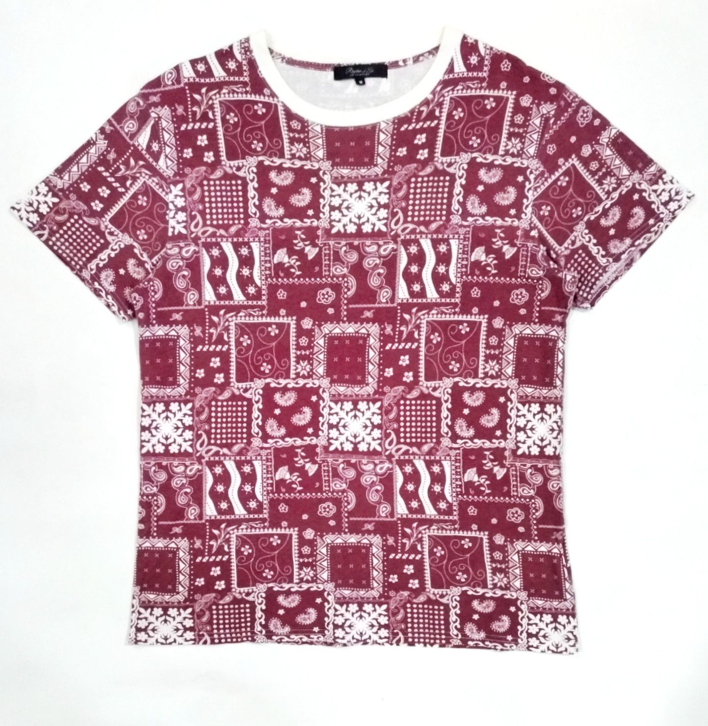 Designer × Japanese Brand × United Arrows RARE! RHYTHM OF LIFE by UNITED ARROWS BANDANA TEE Size US M / EU 48-50 / 2 - 1 Thumbnail