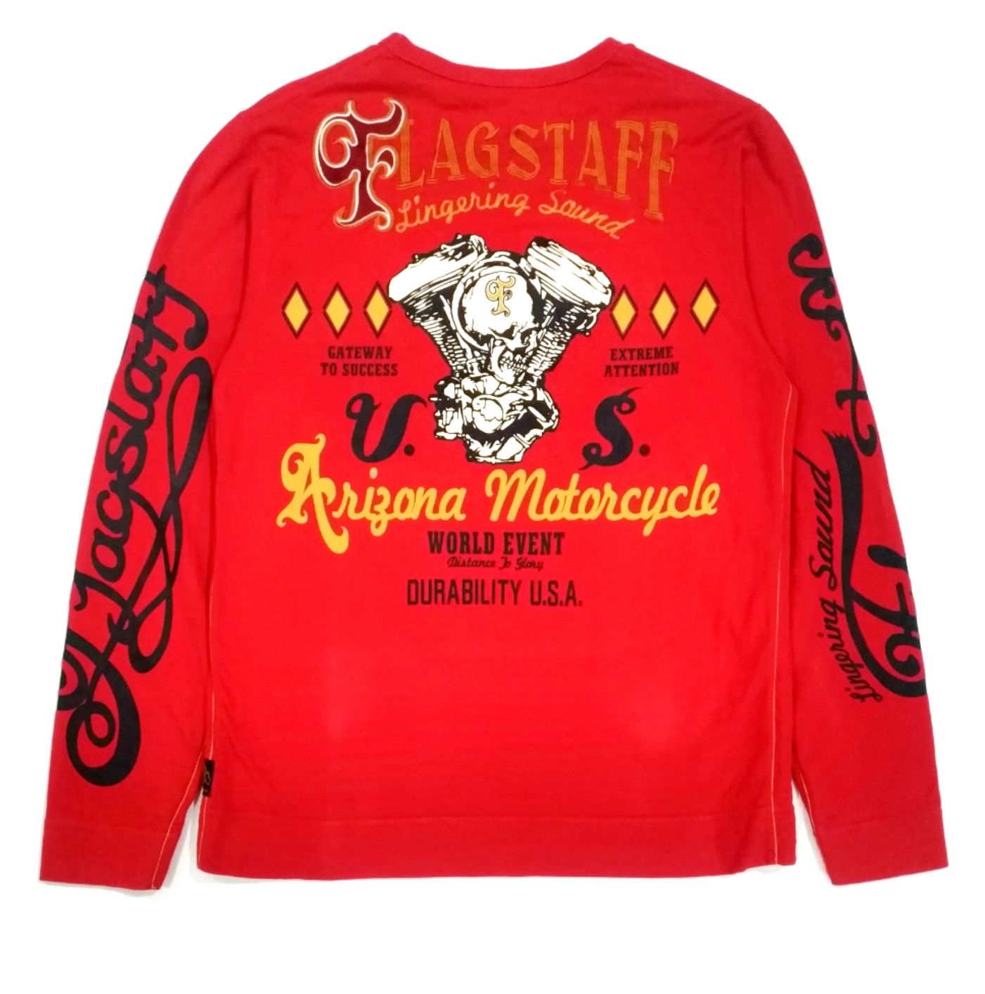 Japanese Brand × West Coast Choppers RARE! FLAGSTAFF HEAVY EMBROIDERED ROCKABILLY TATTOO STYLE Size US M / EU 48-50 / 2 - 1 Thumbnail