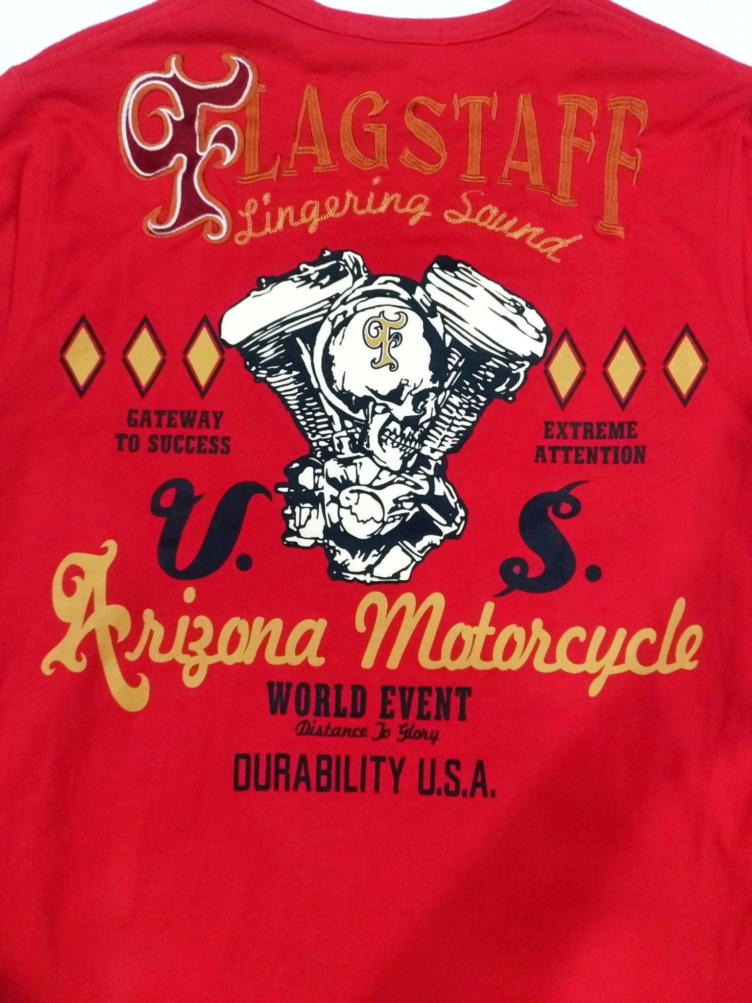 Japanese Brand × West Coast Choppers RARE! FLAGSTAFF HEAVY EMBROIDERED ROCKABILLY TATTOO STYLE Size US M / EU 48-50 / 2 - 7 Thumbnail