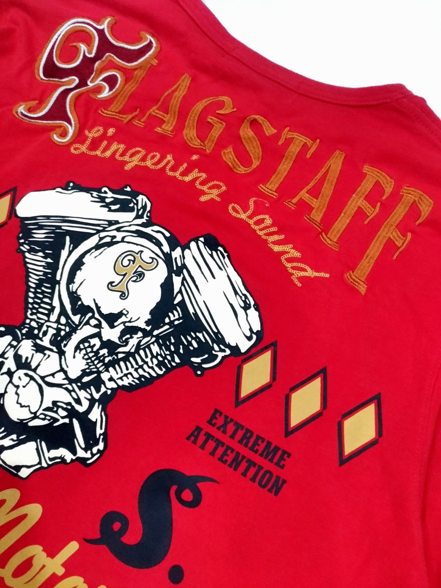 Japanese Brand × West Coast Choppers RARE! FLAGSTAFF HEAVY EMBROIDERED ROCKABILLY TATTOO STYLE Size US M / EU 48-50 / 2 - 8 Thumbnail