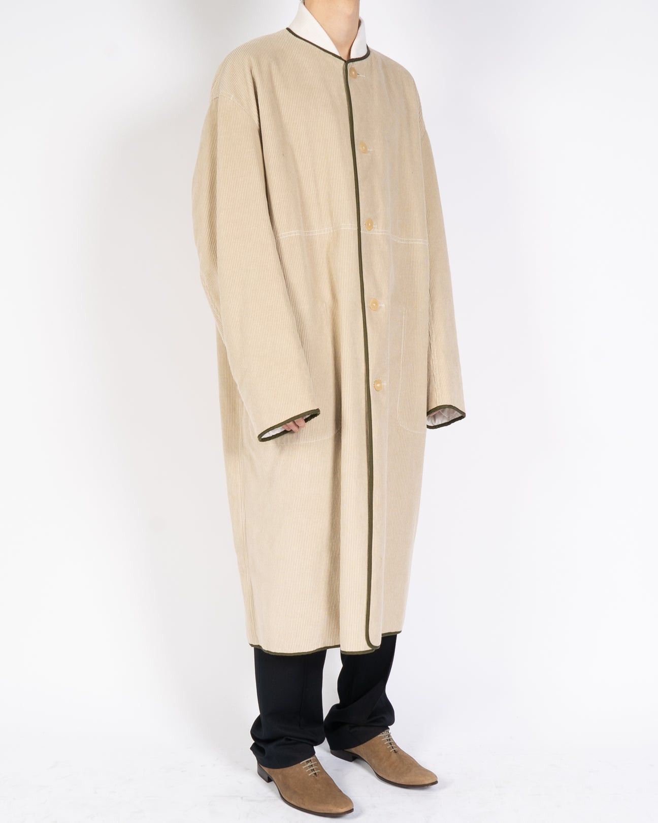 Haider Ackermann FW19 Grey Cord Reversible Bomber Coat Size US S / EU 44-46 / 1 - 3 Thumbnail