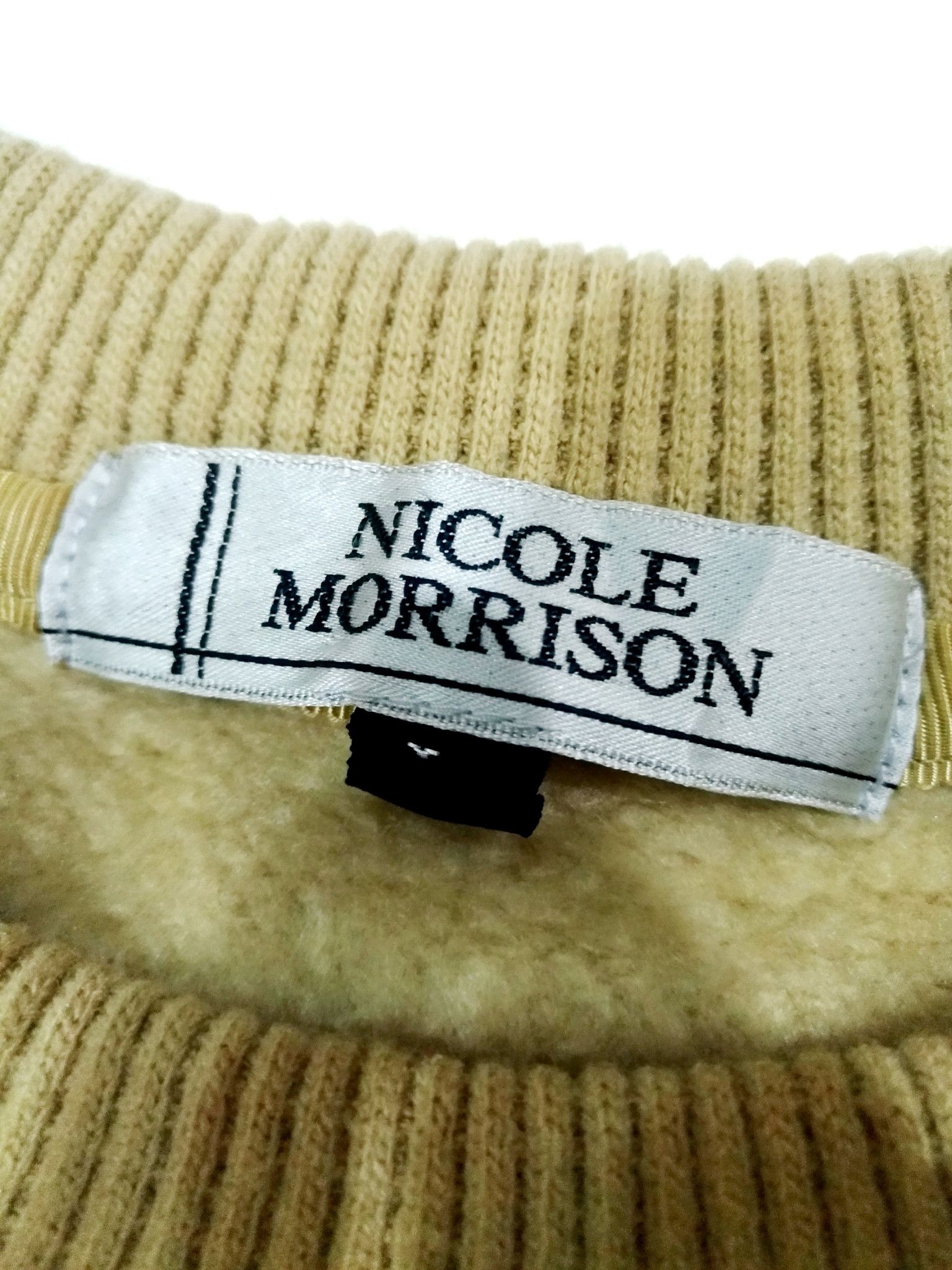 Designer × Japanese Brand RARE! VTG NICOLE MORRISON LOGO SPELL OUT SWEATSHIRT Size US M / EU 48-50 / 2 - 4 Thumbnail
