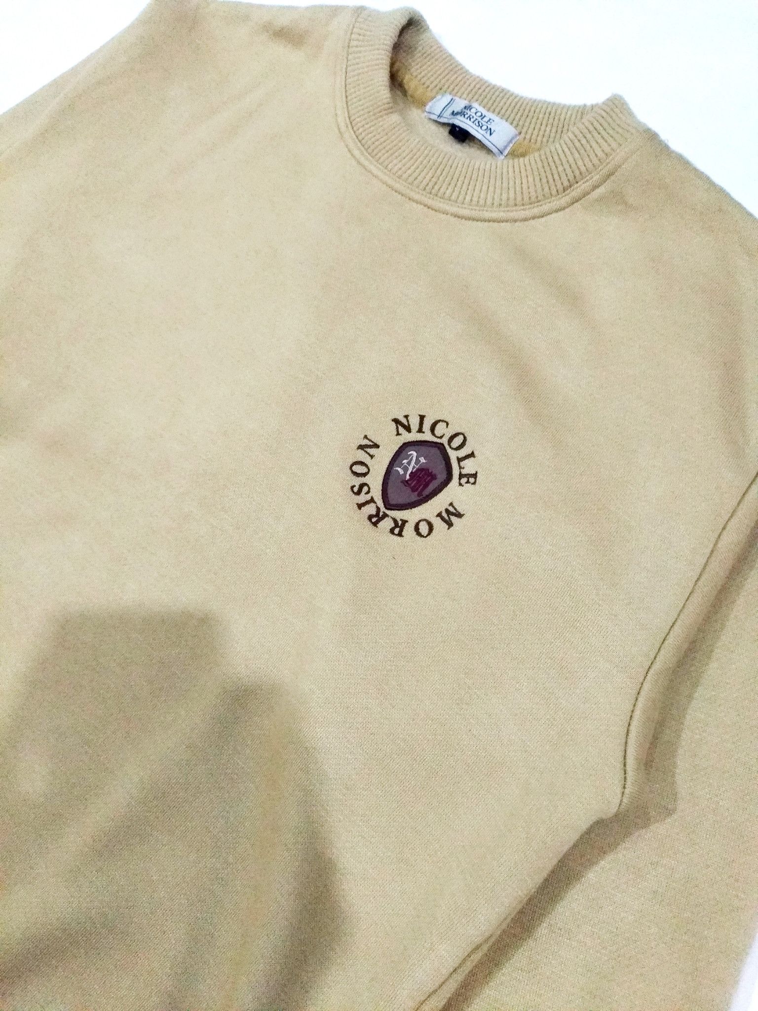 Designer × Japanese Brand RARE! VTG NICOLE MORRISON LOGO SPELL OUT SWEATSHIRT Size US M / EU 48-50 / 2 - 5 Thumbnail