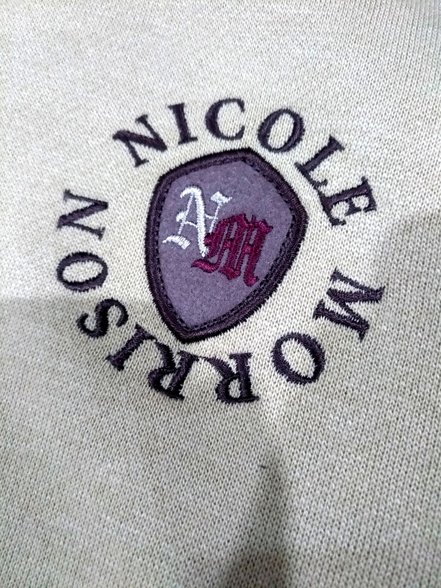 Designer × Japanese Brand RARE! VTG NICOLE MORRISON LOGO SPELL OUT SWEATSHIRT Size US M / EU 48-50 / 2 - 6 Thumbnail