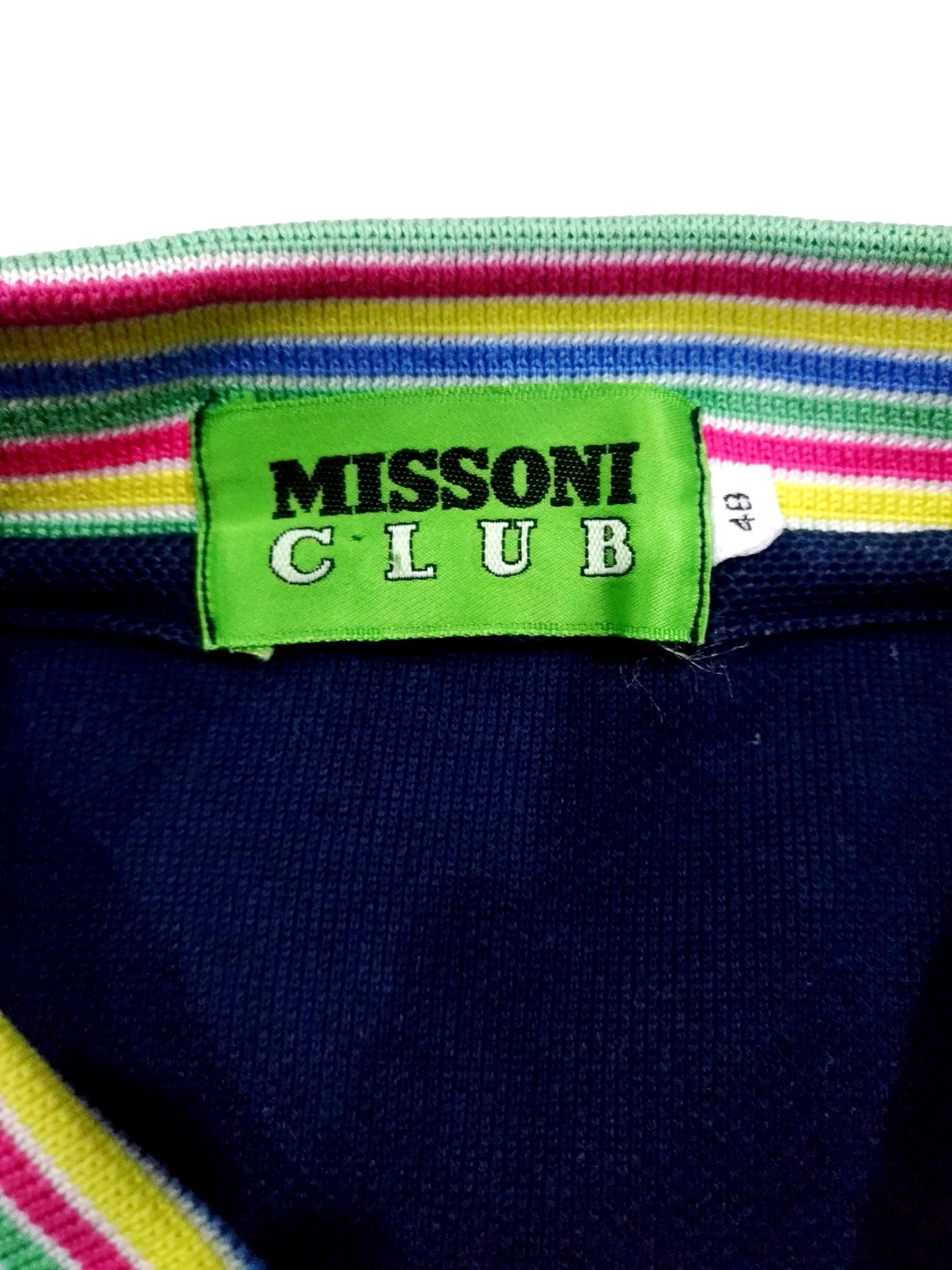 Designer × Missoni RARE! MISSONI CLUB "GOLFER" LOGO POLO SHIRT Size US M / EU 48-50 / 2 - 4 Thumbnail