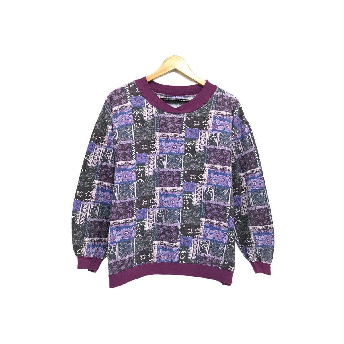 Vintage Vintage Art Design Sweatshirt Haband Jumper Pullover Size US L / EU 52-54 / 3 - 1 Thumbnail
