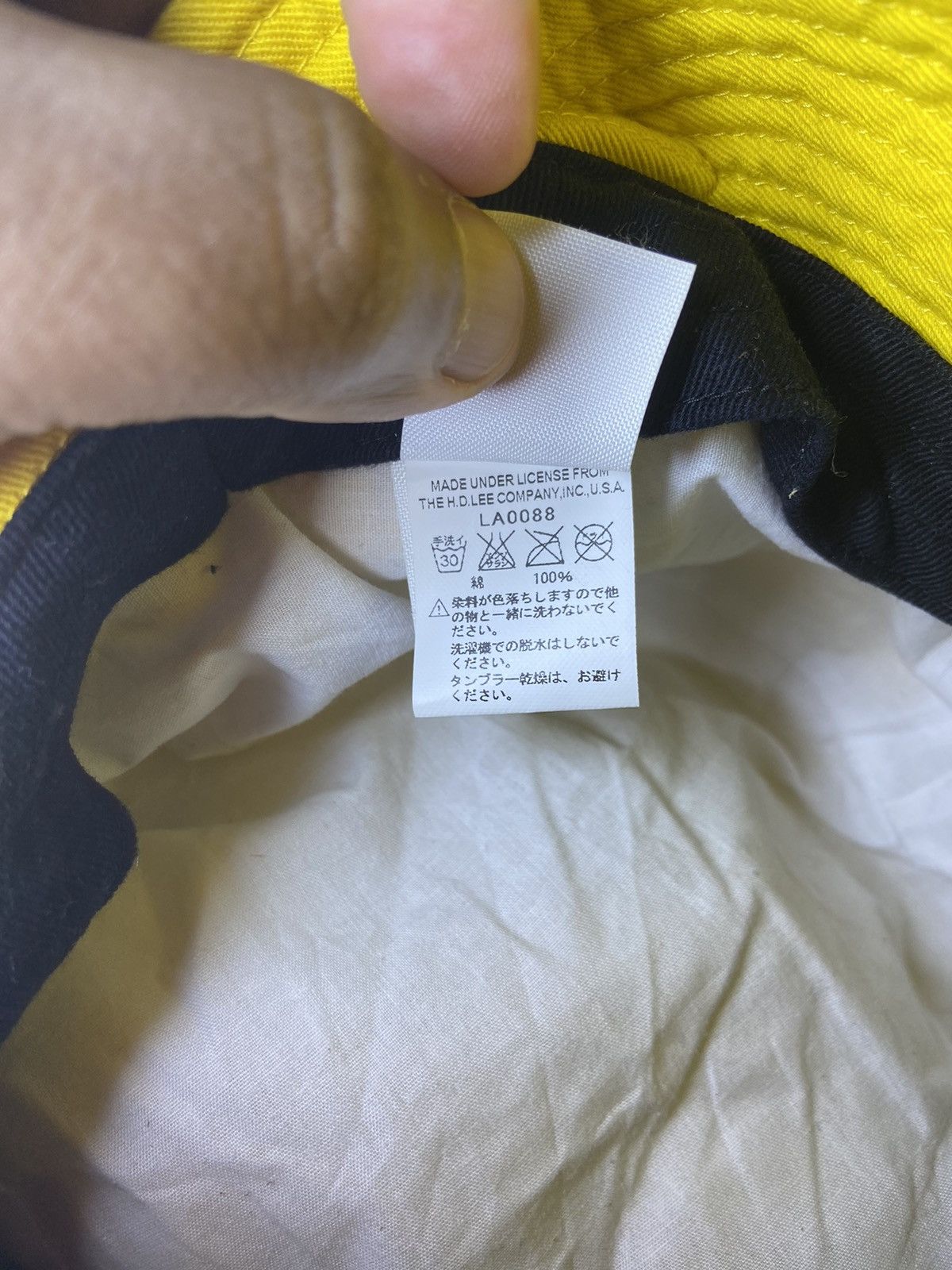 Lee LEE UNION MADE BUCKET HAT (56.5CM) MADE IN JAPAN Size ONE SIZE - 8 Thumbnail