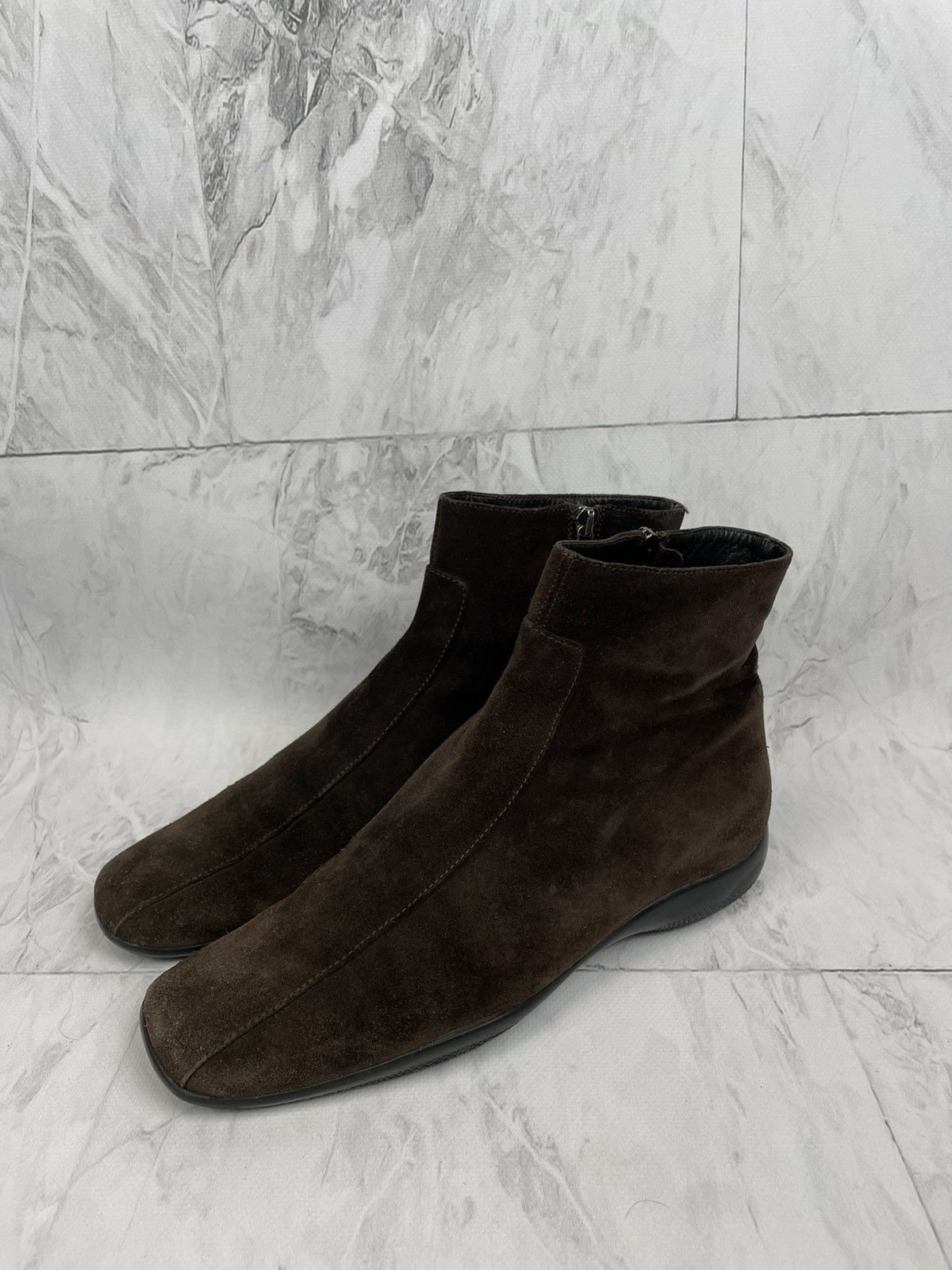 Prada Prada Suede Leather Chelsea Boots American Cup High Top Size US 8 / EU 41 - 1 Thumbnail