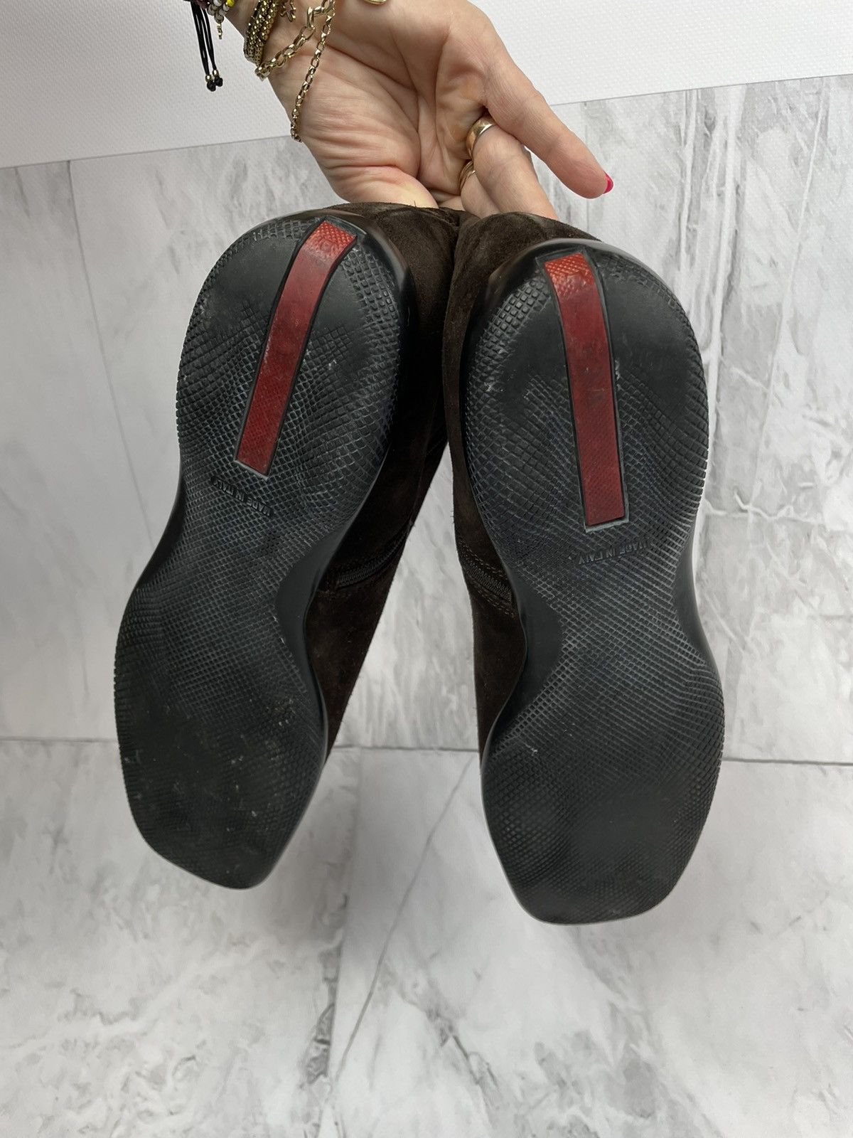 Prada Prada Suede Leather Chelsea Boots American Cup High Top Size US 8 / EU 41 - 9 Thumbnail