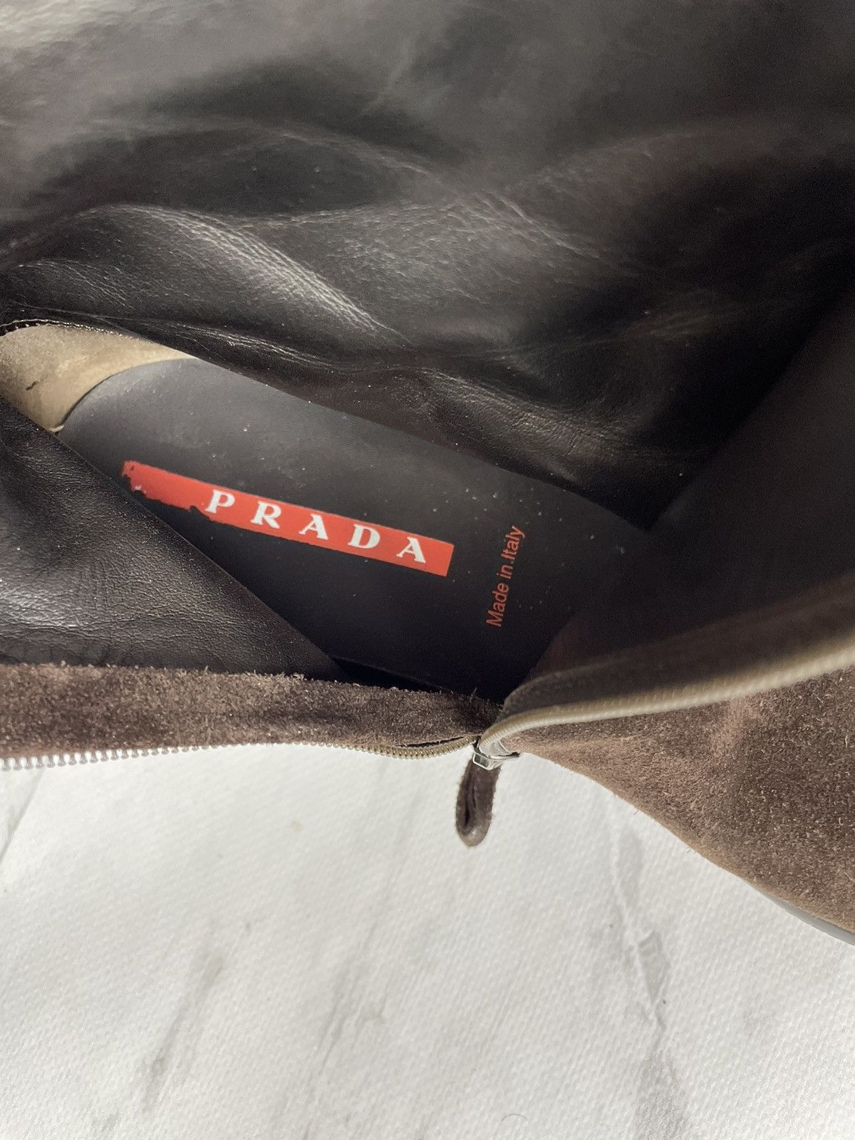 Prada Prada Suede Leather Chelsea Boots American Cup High Top Size US 8 / EU 41 - 11 Thumbnail