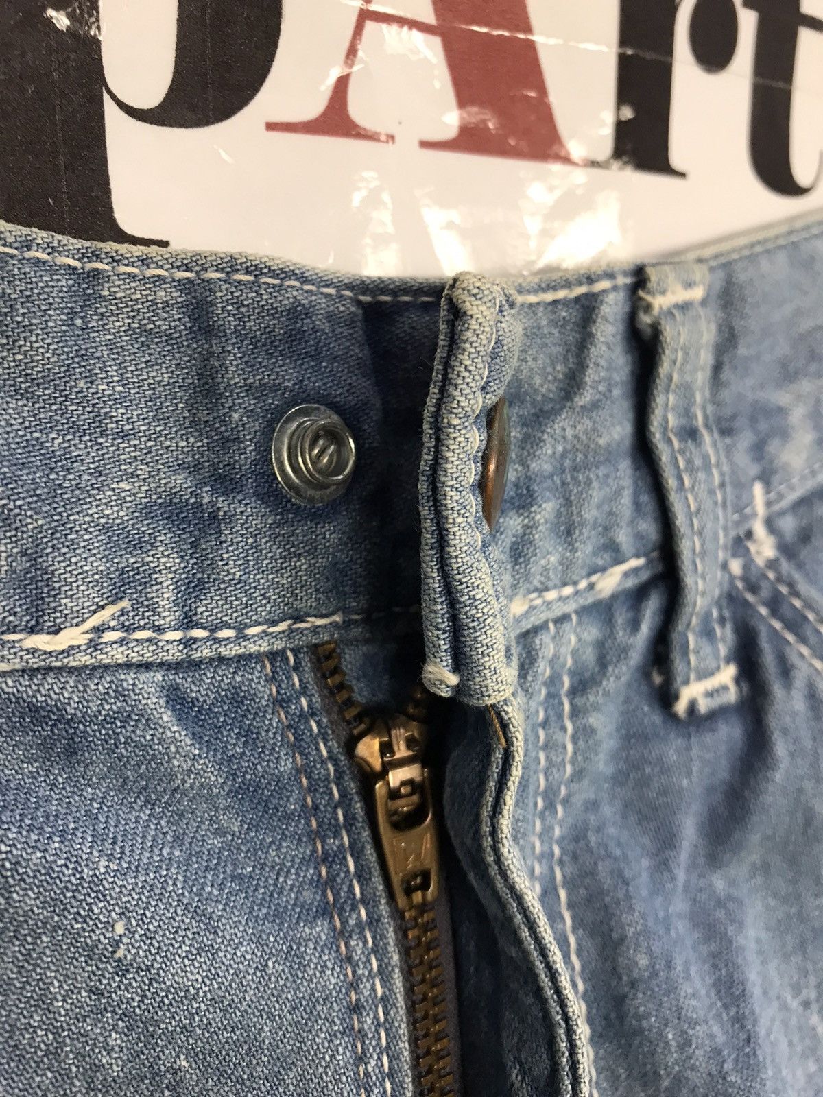 Vintage × Wrangler Vintage Wrangler Hickory Carpenter Tactical Jeans Size US 27 - 10 Thumbnail