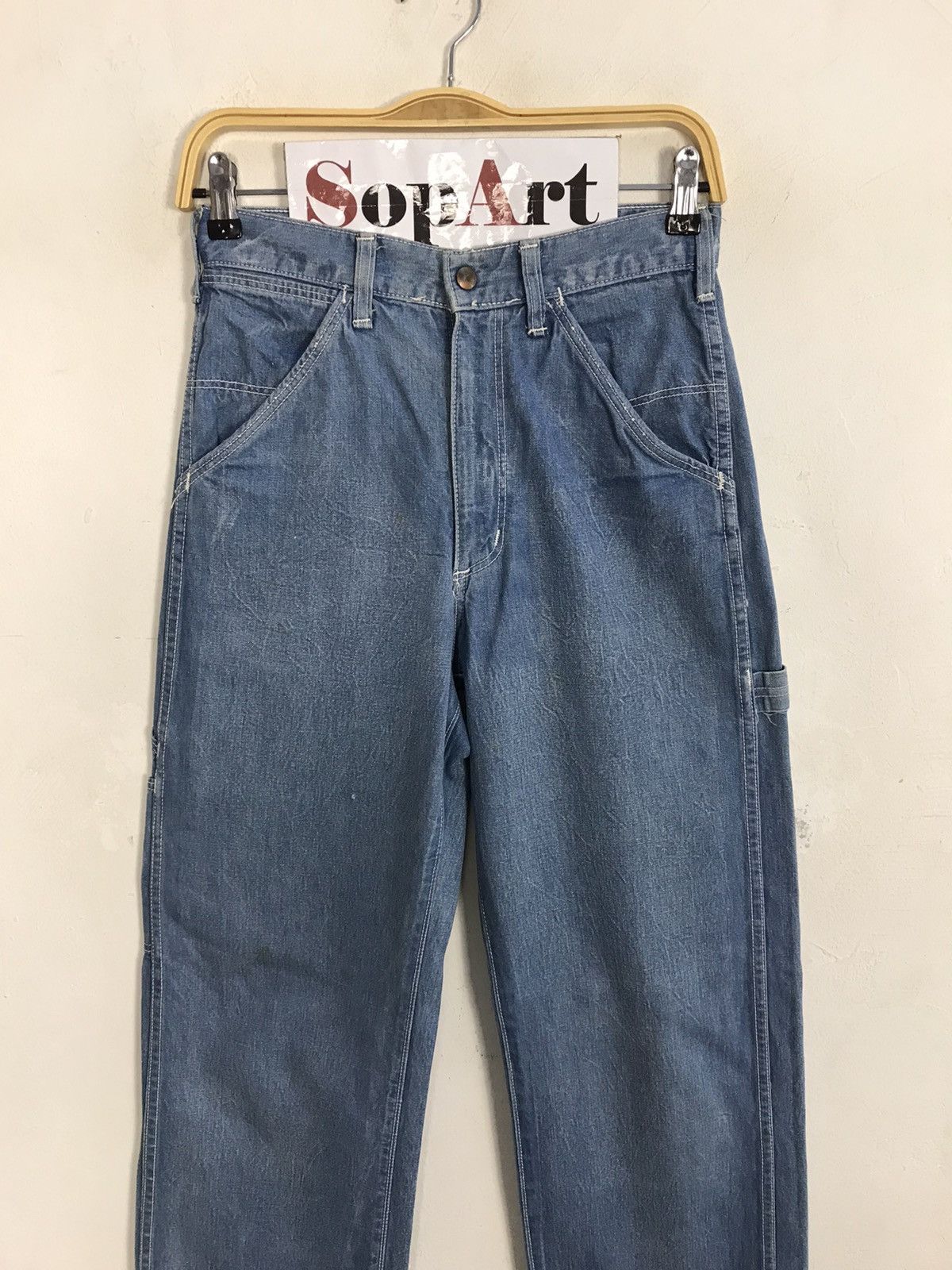 Vintage × Wrangler Vintage Wrangler Hickory Carpenter Tactical Jeans Size US 27 - 3 Thumbnail